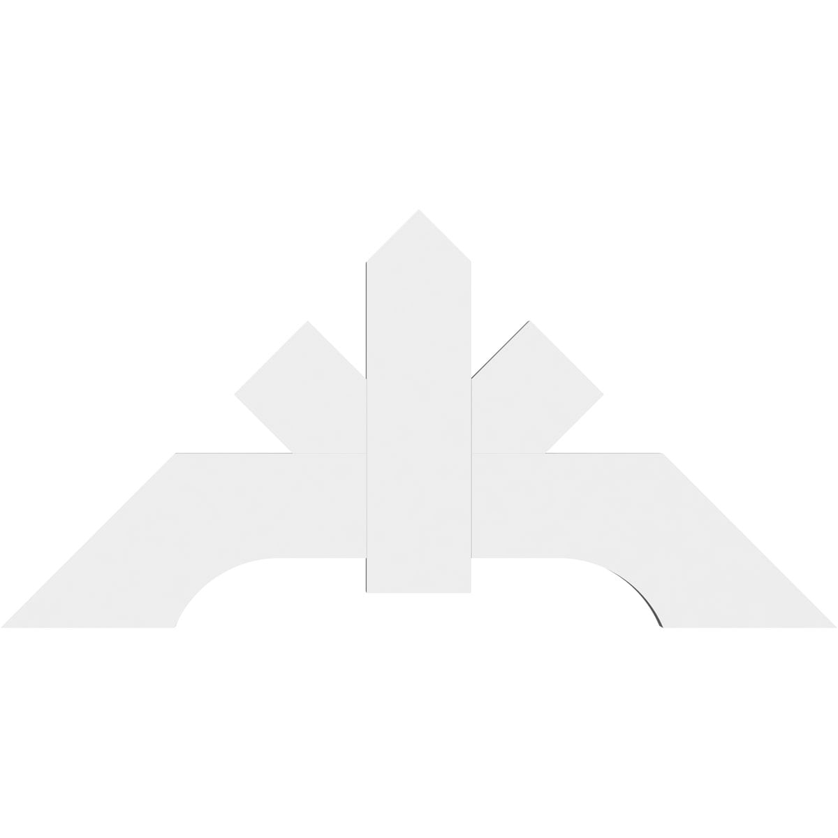 Ekena Millwork GBP048X24X0206VAN00 Exterior-Brackets-Braces - View #2