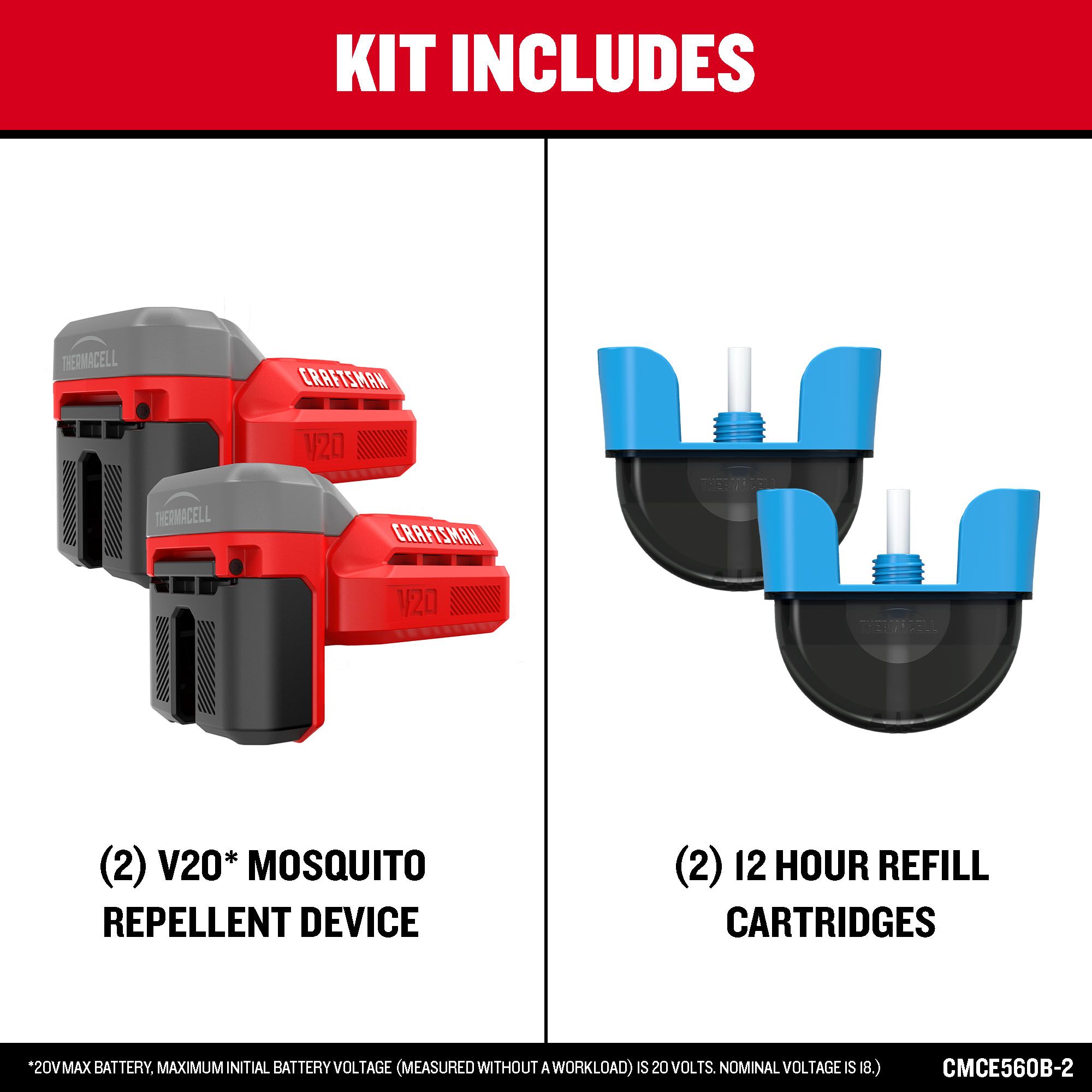 CRAFTSMAN CMCE560B-2 Insect-Repellent - View #2