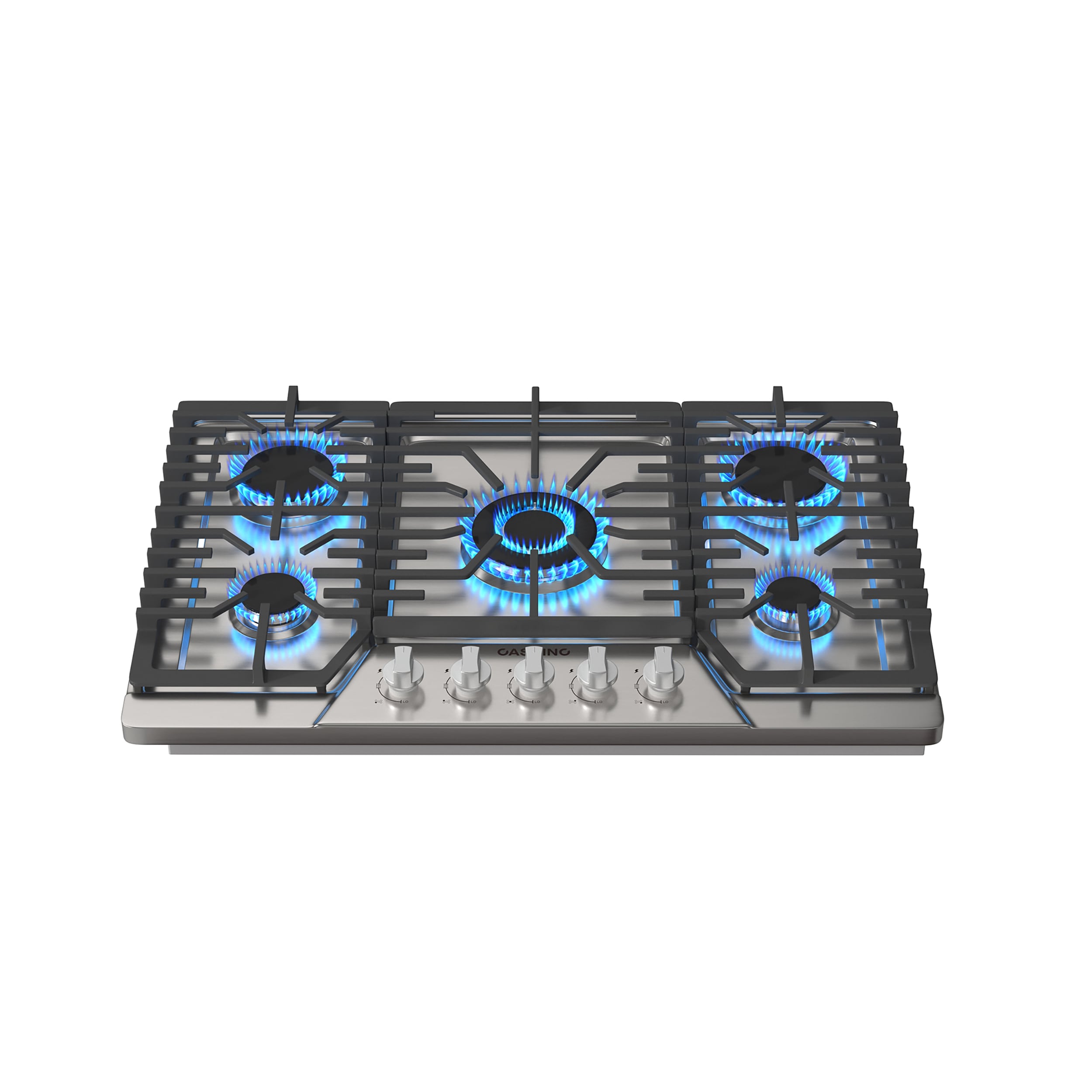 Fotile 3-Piece Appliance Package - 30-Inch Natural Gas Cooktop in Stai