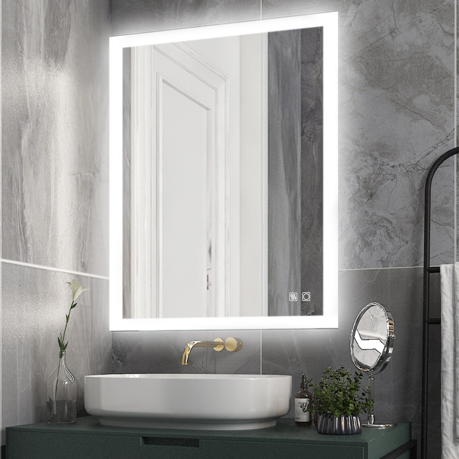 ExBrite JS-3036R-B4-X-E Framed-Bath-Mirrors - View #3