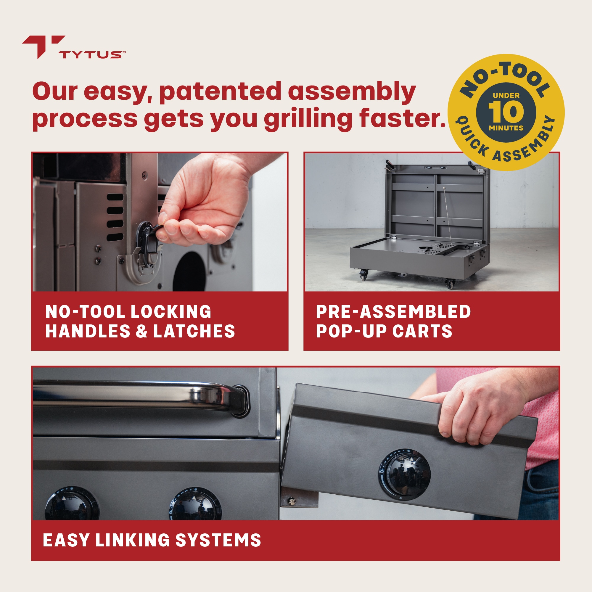 TYTUS TDT-KC2-0101 Charcoal-Grills - View #10