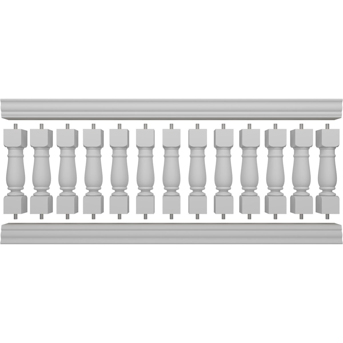 Ekena Millwork BALK38X096OXN railings - View #5