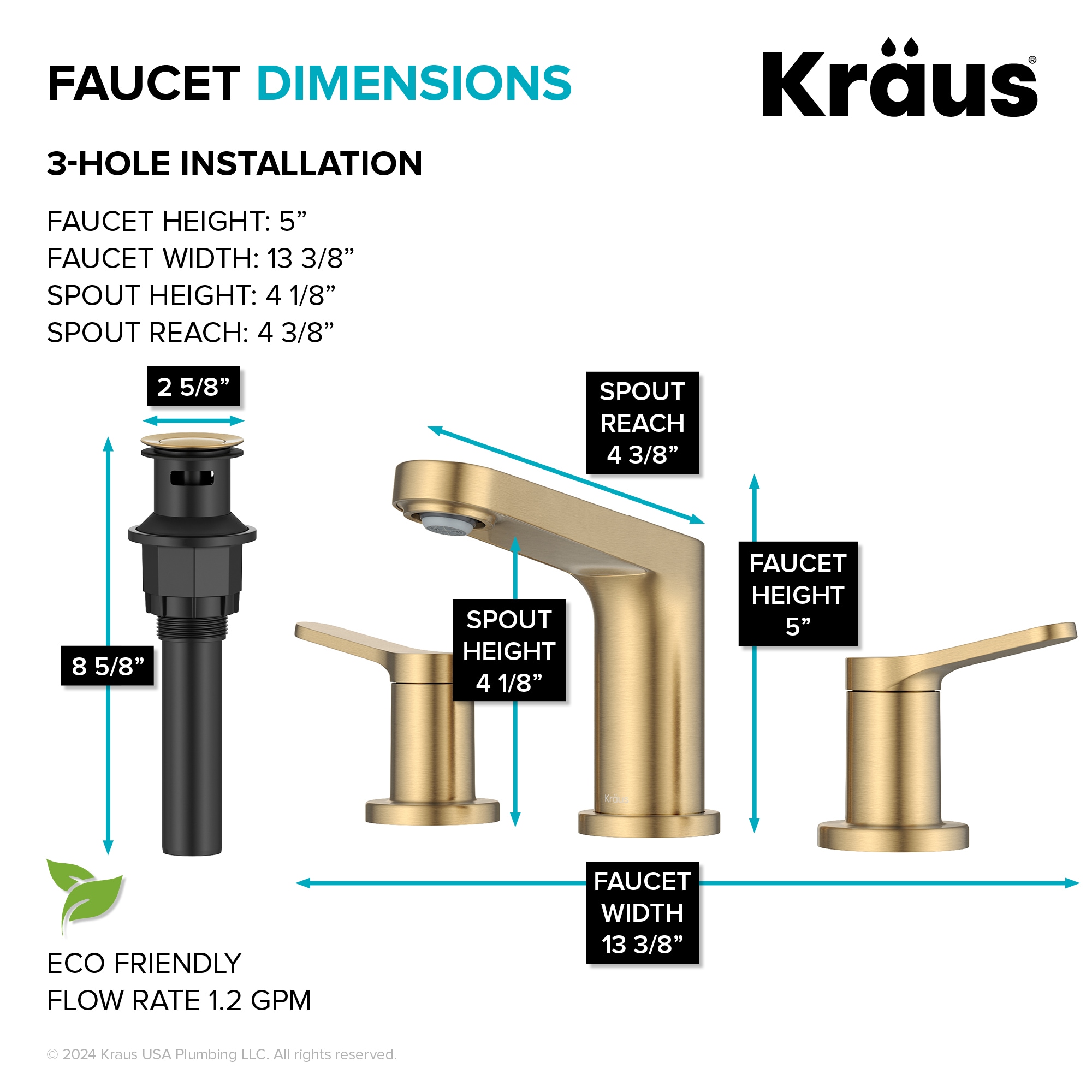 Kraus FUS-14103SFBB Lavatory-Faucets - View #7