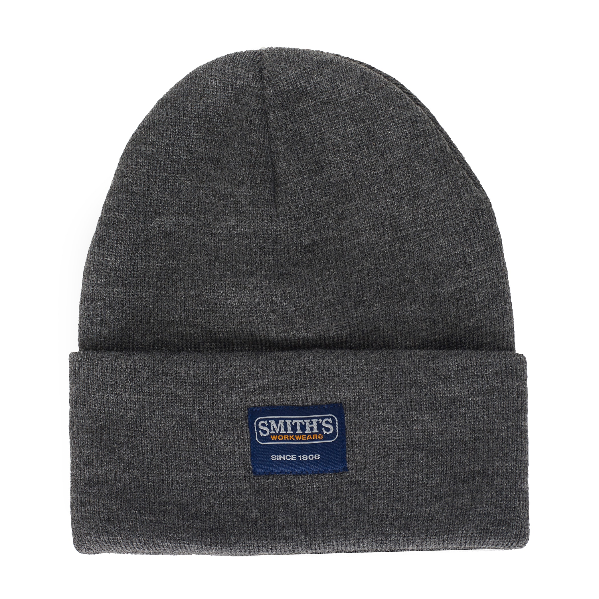 Smith's Workwear S10001-CHAHE-OFA Adult unisex Charcoal Heather 100 modacrylic Knit hat