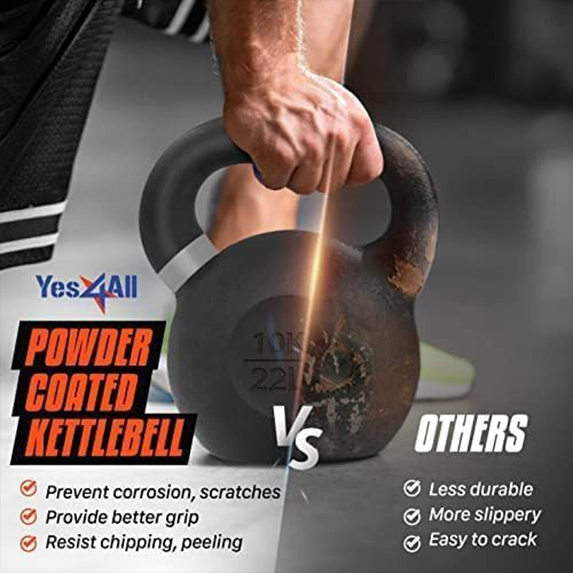 Yes4All 9SWE kettlebells - View #3