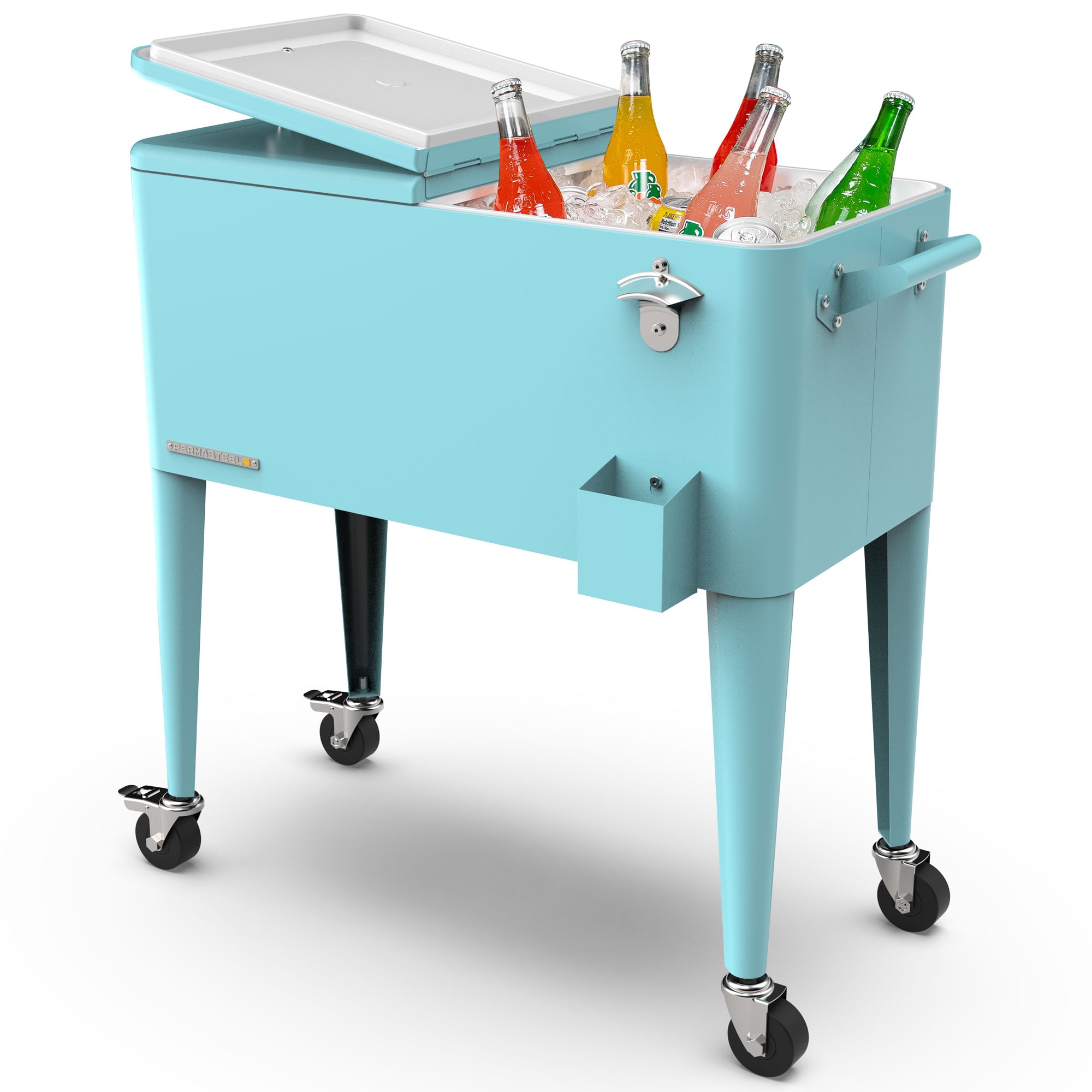 Permasteel PS-203 TQ Classic 80 Quart(s) Blue Insulated Beverage cooler