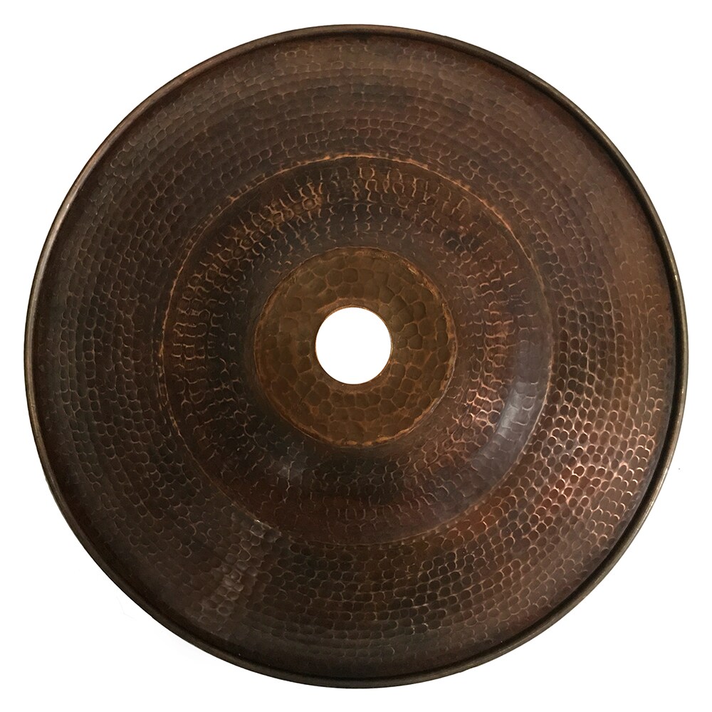 Lustrous Bronze Matte Black 13" Hand Hammered Copper Pendant Light