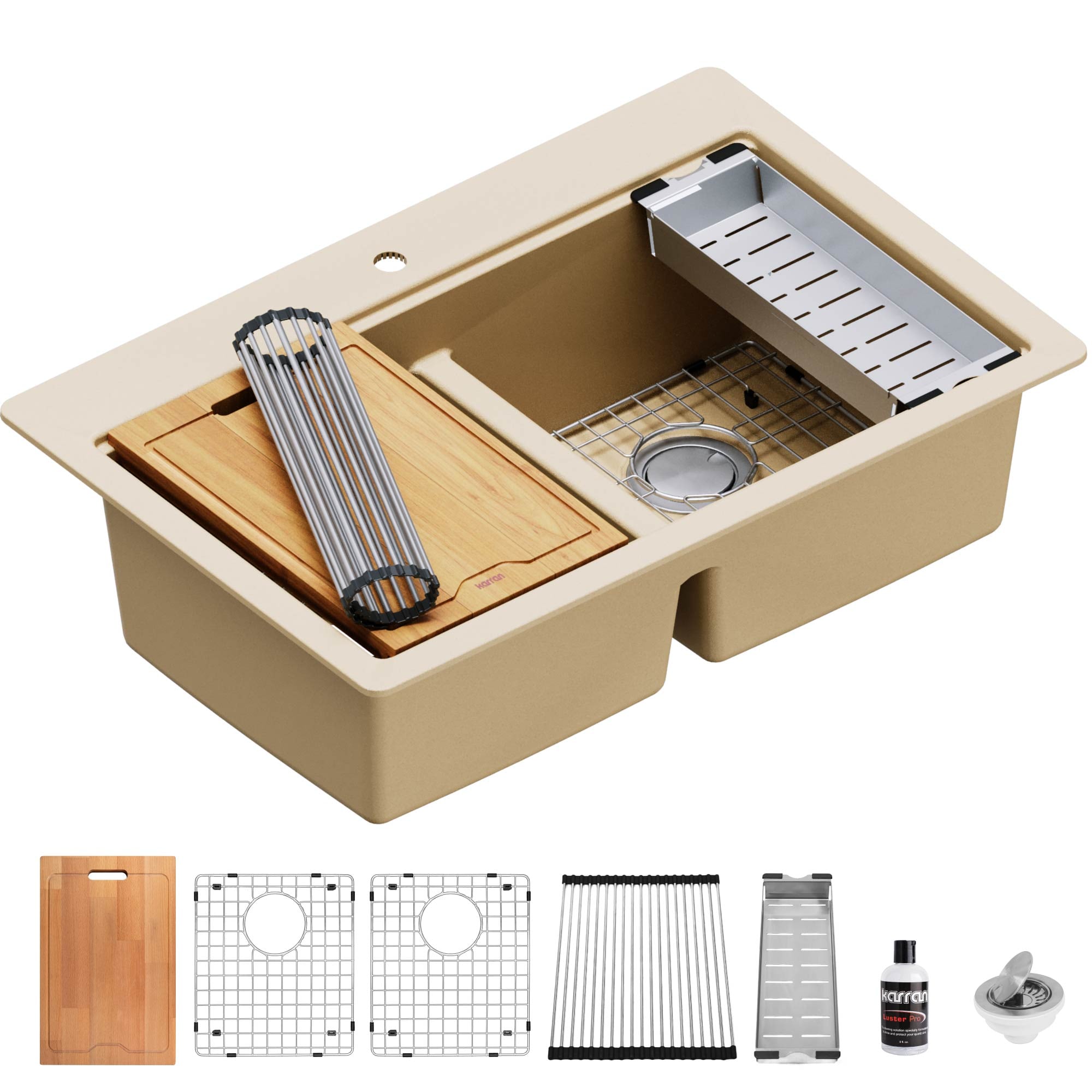 Karran QTWS-880-BI Kitchen-Sinks - View #2