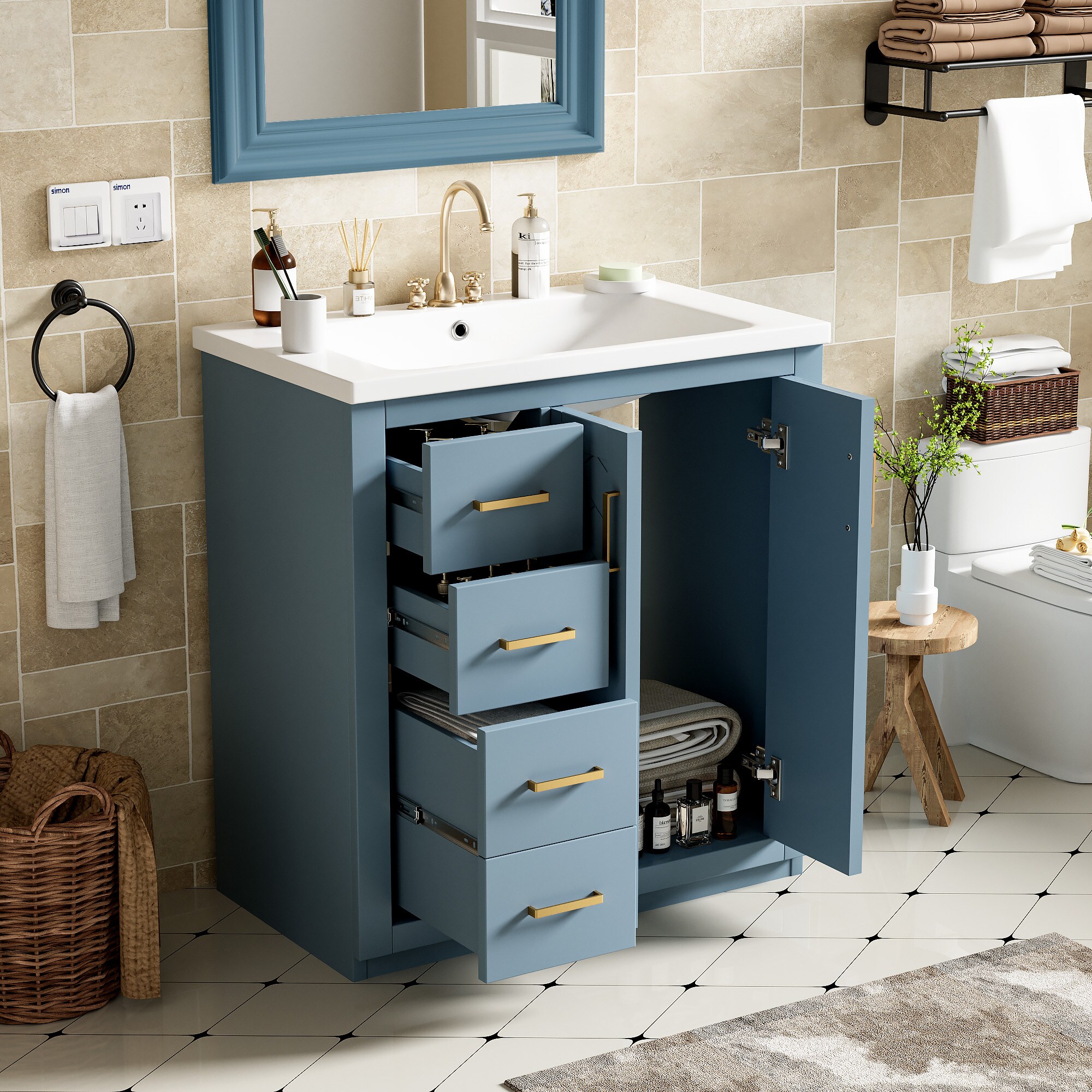 Tinyhomie LW-WEM-2850 Bath-Vanity-Combo - View #2
