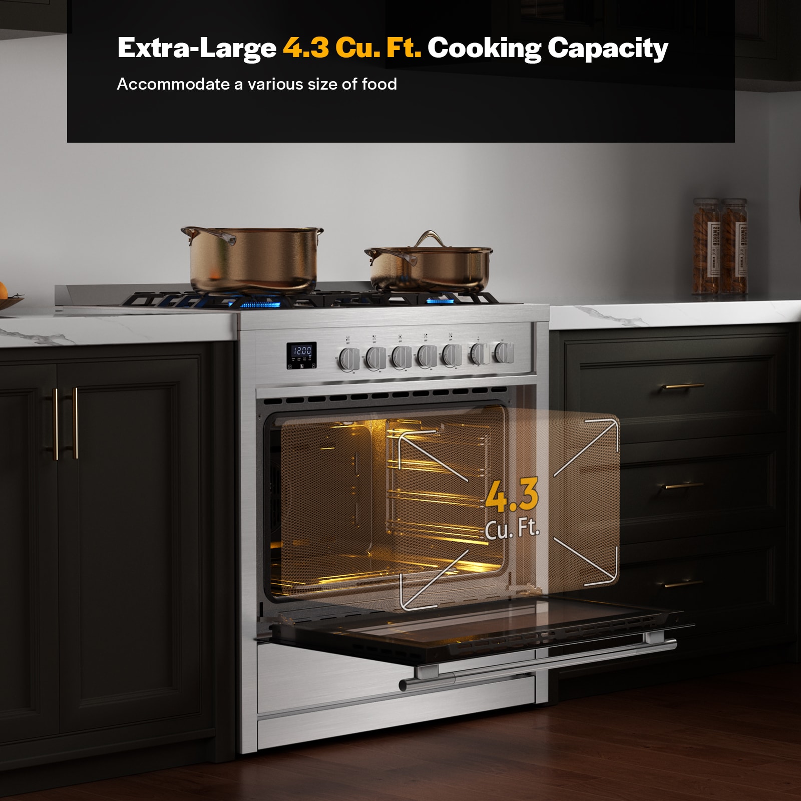 Empava EMP-36GR12 Freestanding-Gas-Ranges - View #11