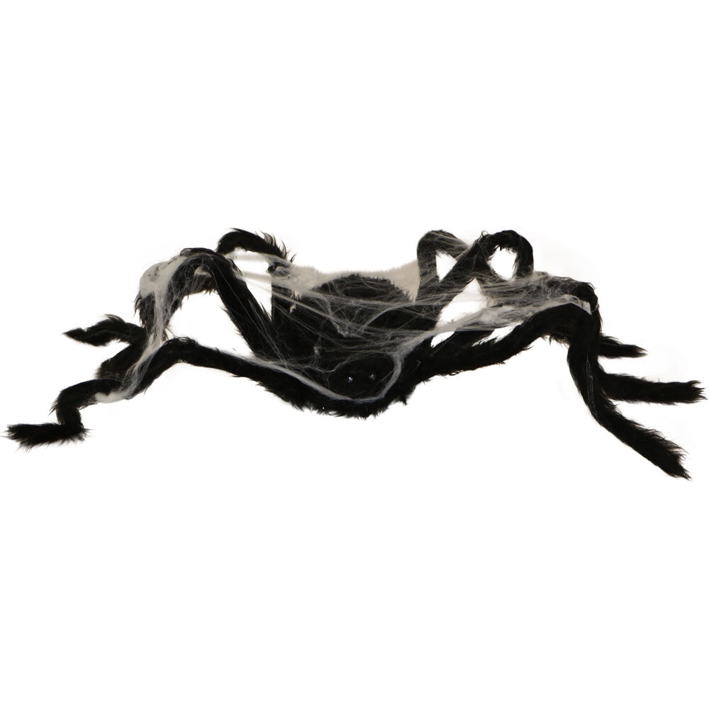 Haunted Hill Farm 3.5-in Lighted Animatronic Spider Figurine in