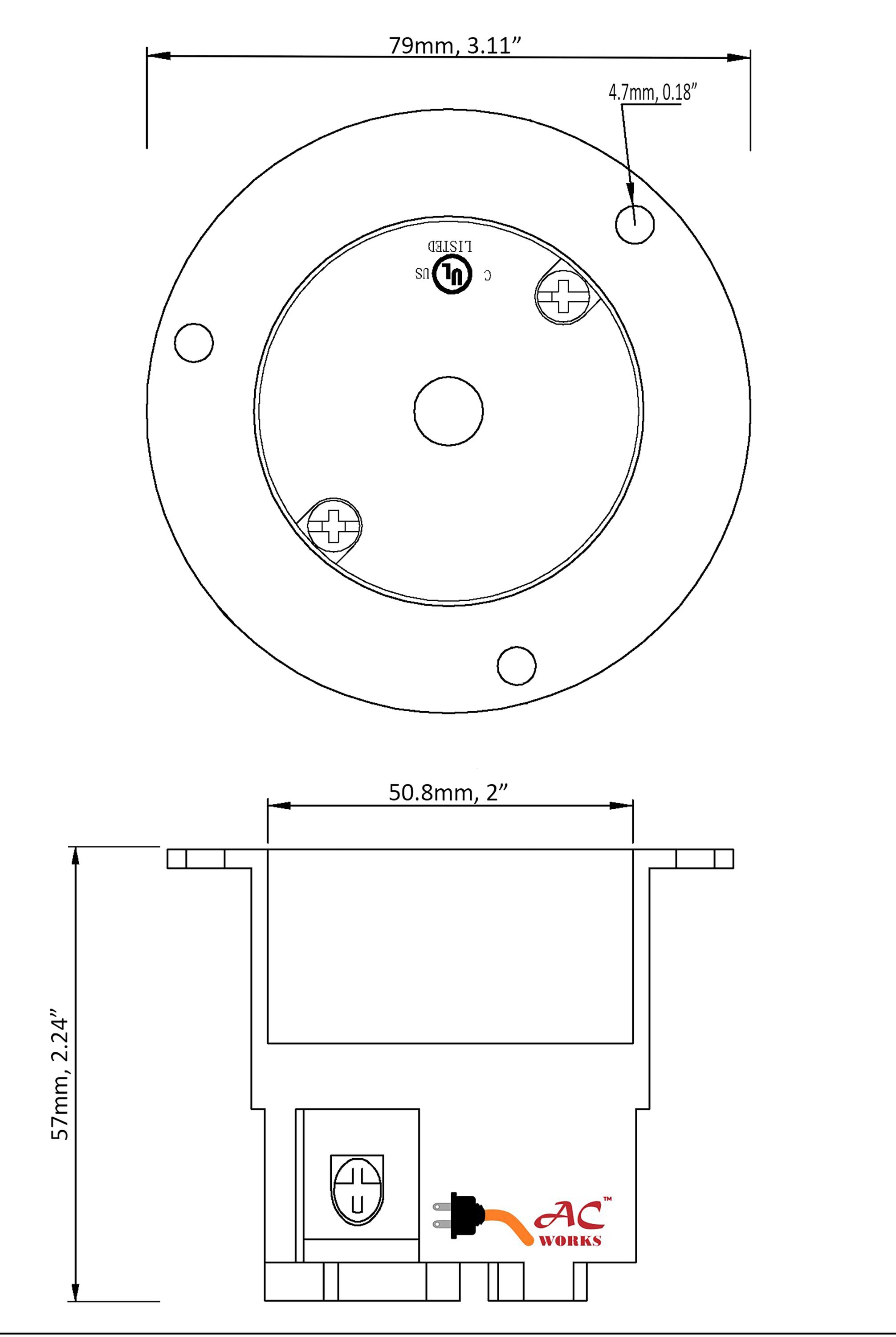 AC WORKS ASINL1520P-FC Generator-Power-Inlet-Boxes - View #6