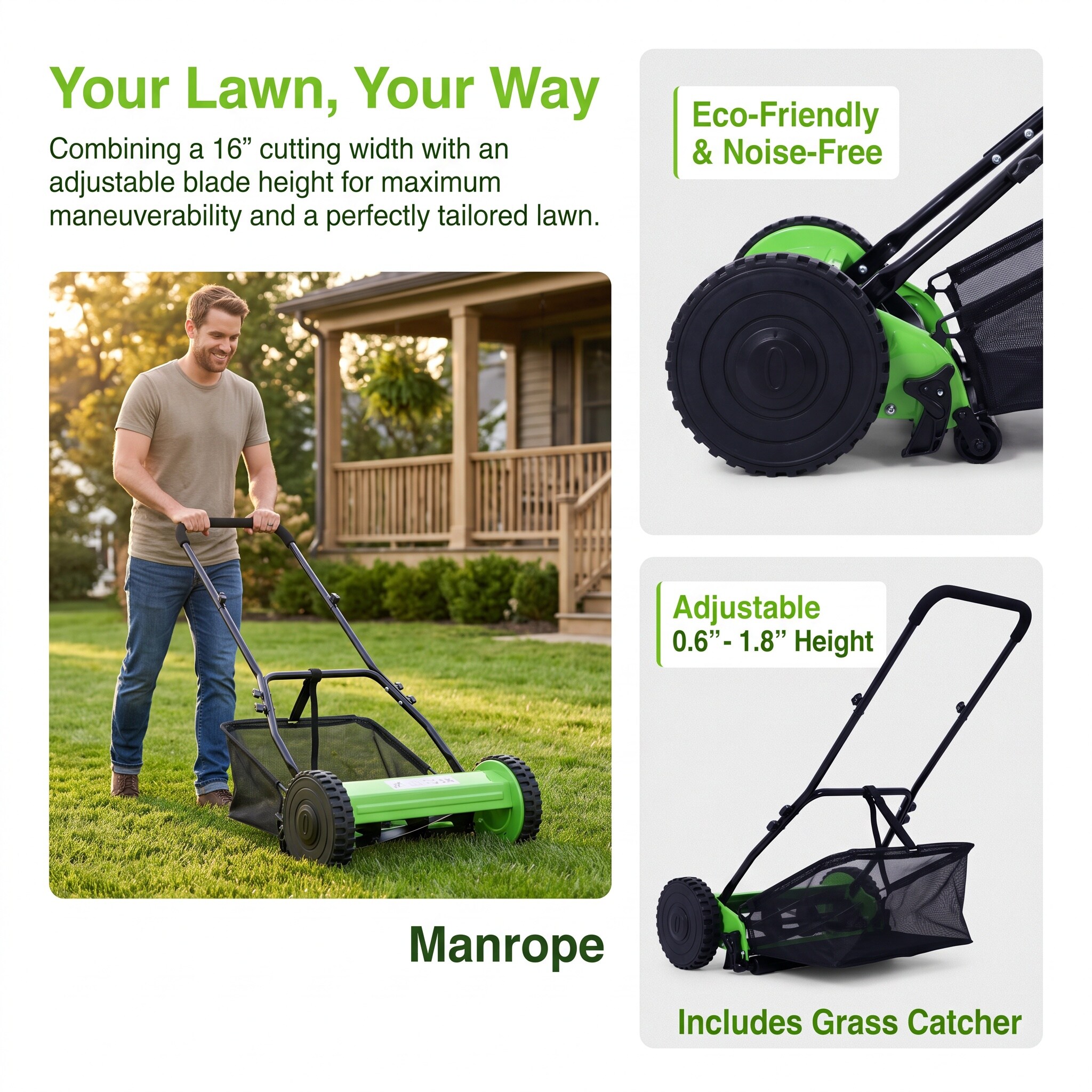 MiniEpic OAM-4 Push-Mower-Reel - View #9