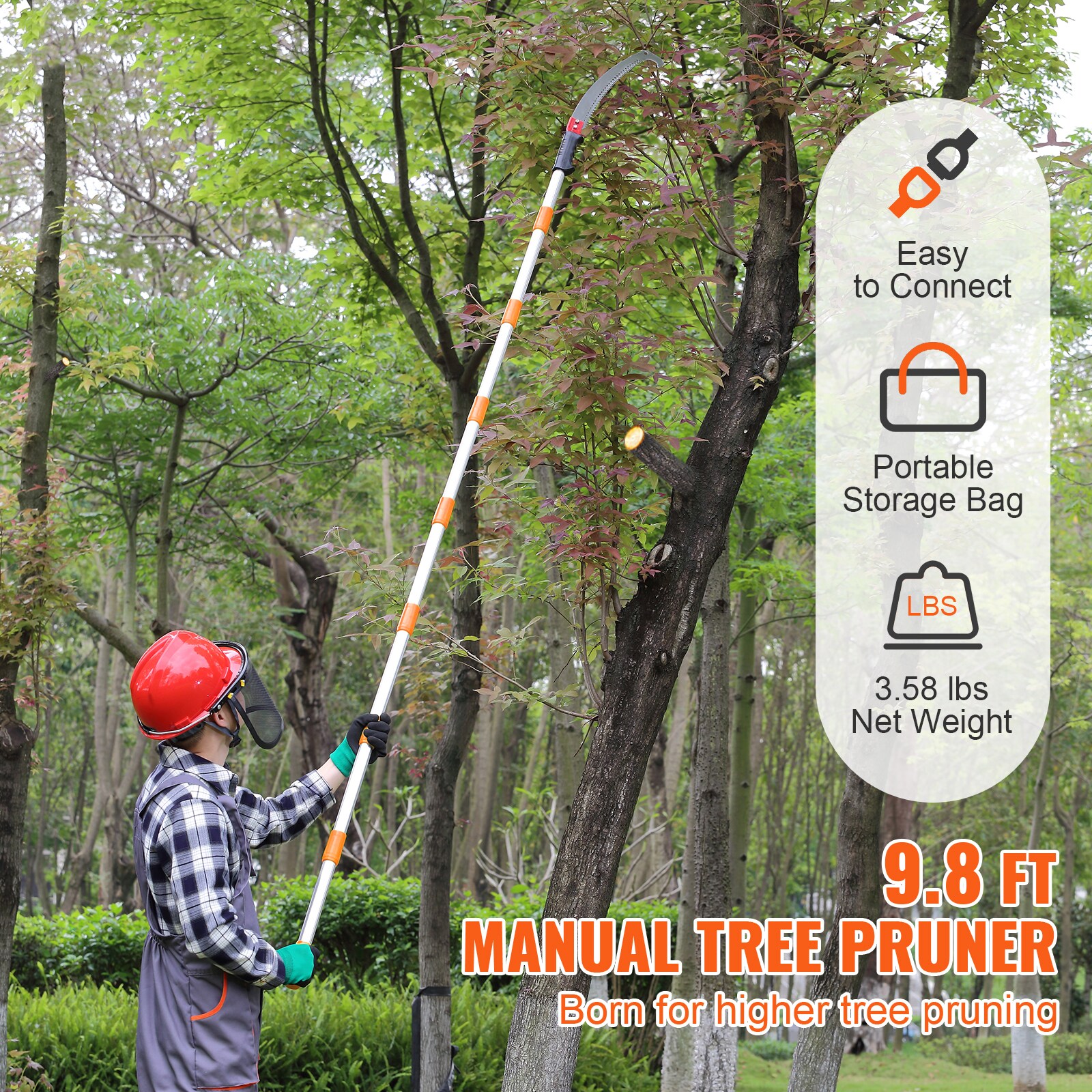 VEVOR SCSDGZJLHJZZ01327V0 Pole-Pruning-Saws - View #2
