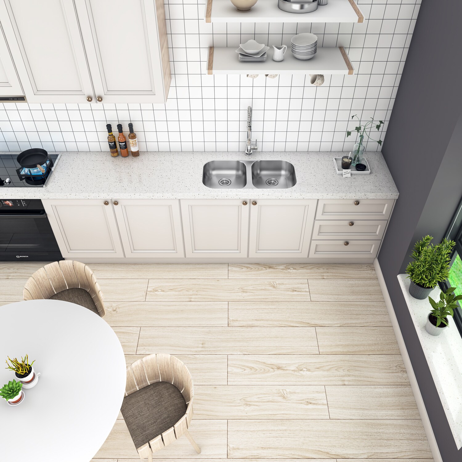 Sinber MU3218D-ADAR Kitchen-Sinks - View #5