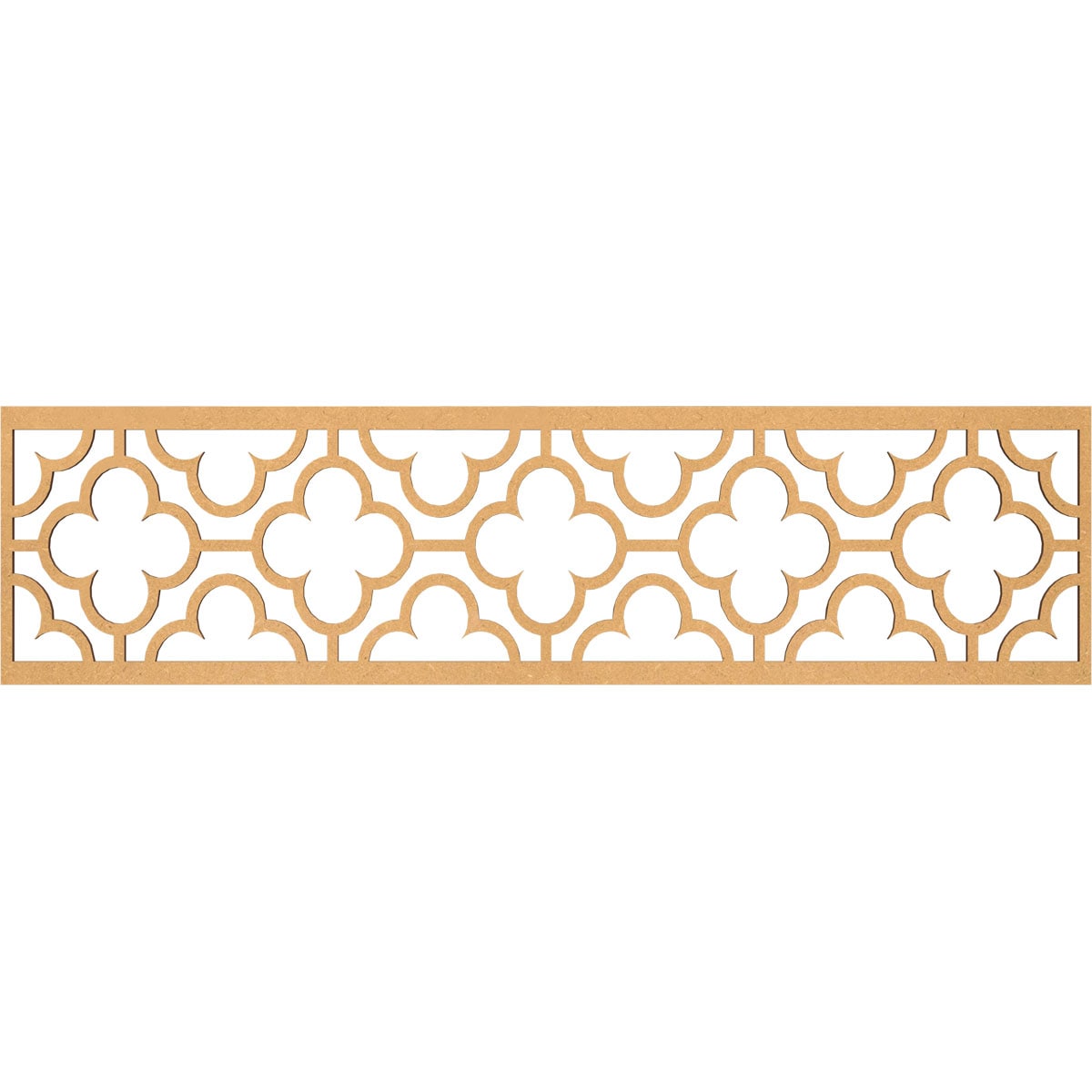 Ekena Millwork Chicago Fretwork Flat Trim 12-in x 3.92-ft Brown ...