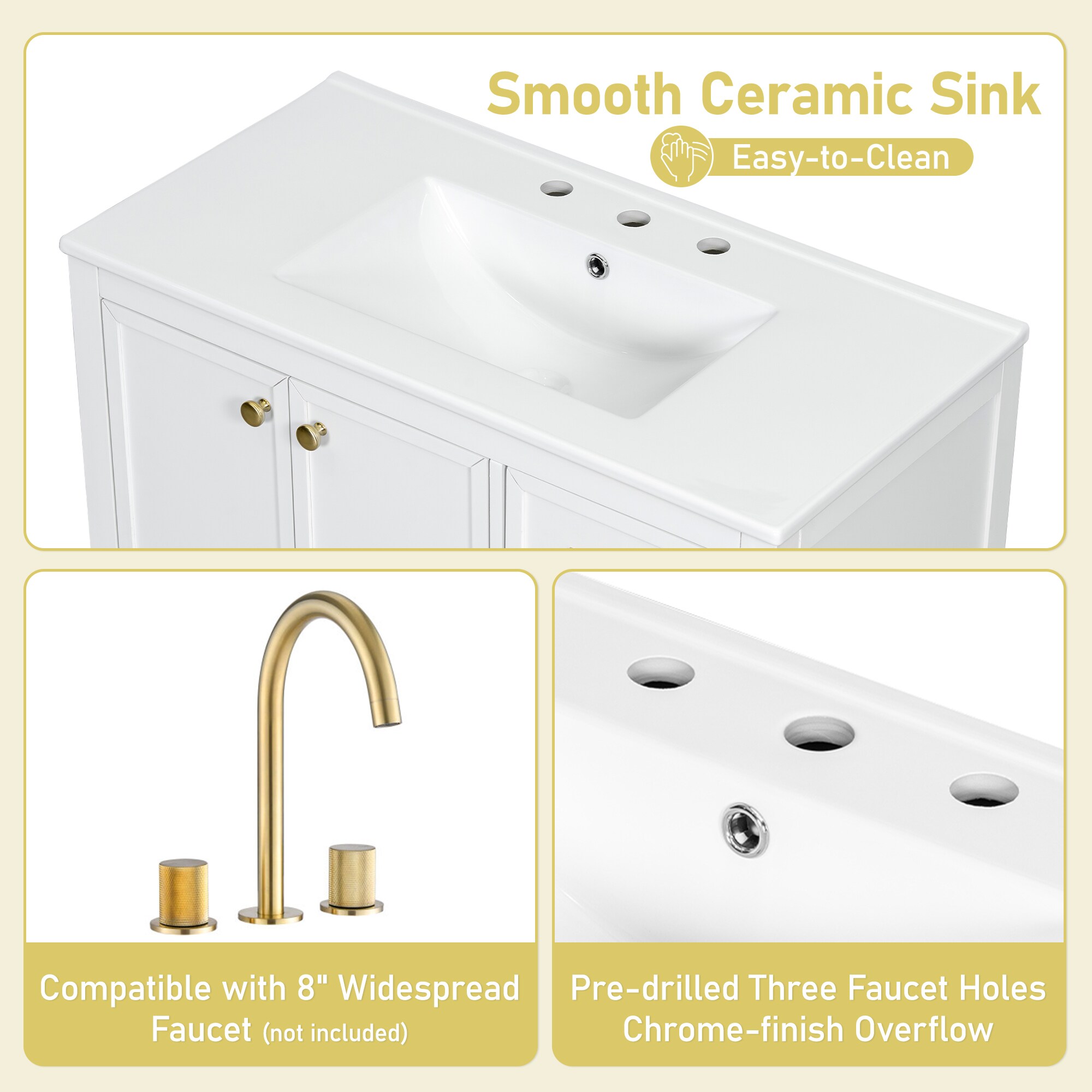 LOVMOR SF-WO-N759P293646K Bath-Vanity-Combo - View #11