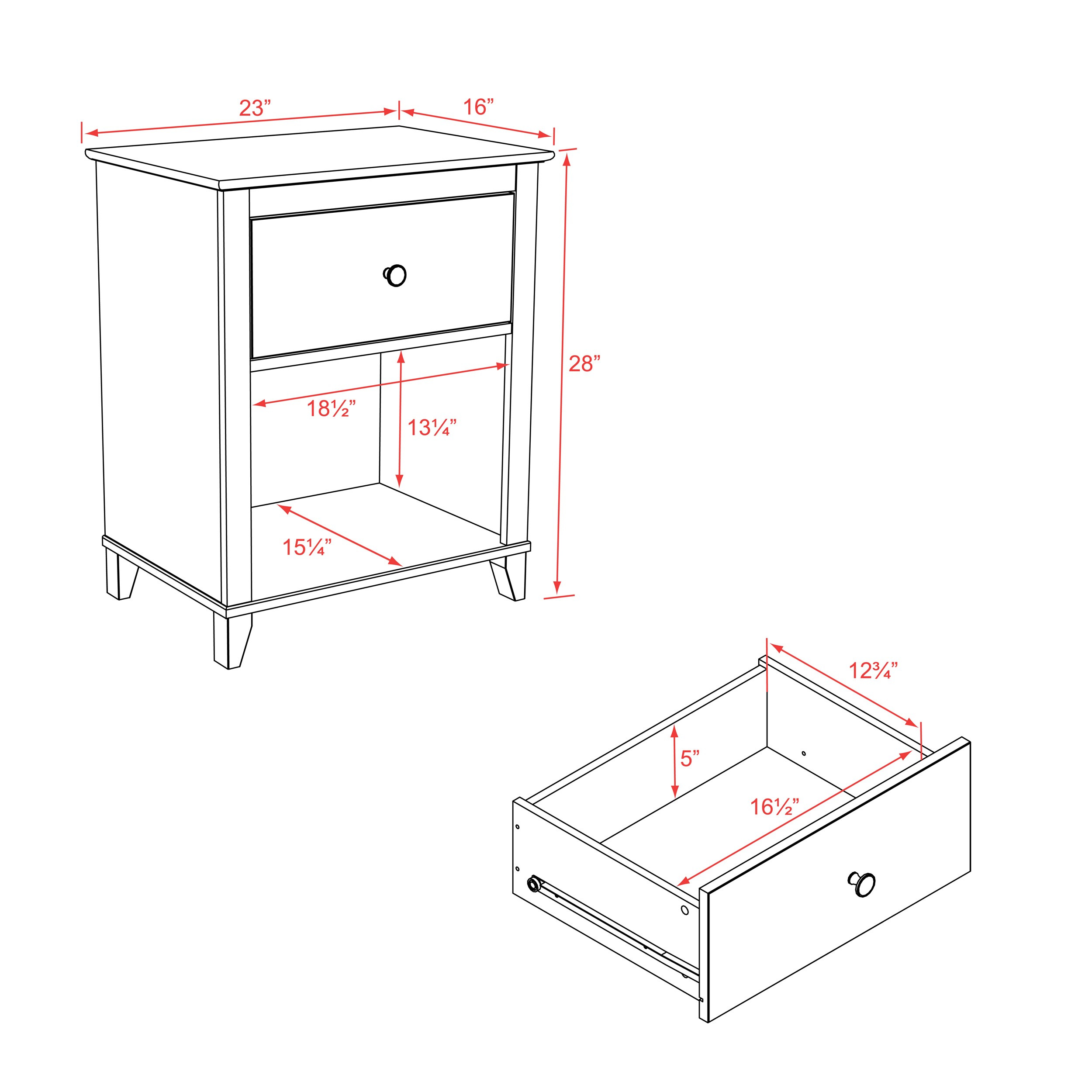 Prepac EDNH-1202-1 nightstands - View #11