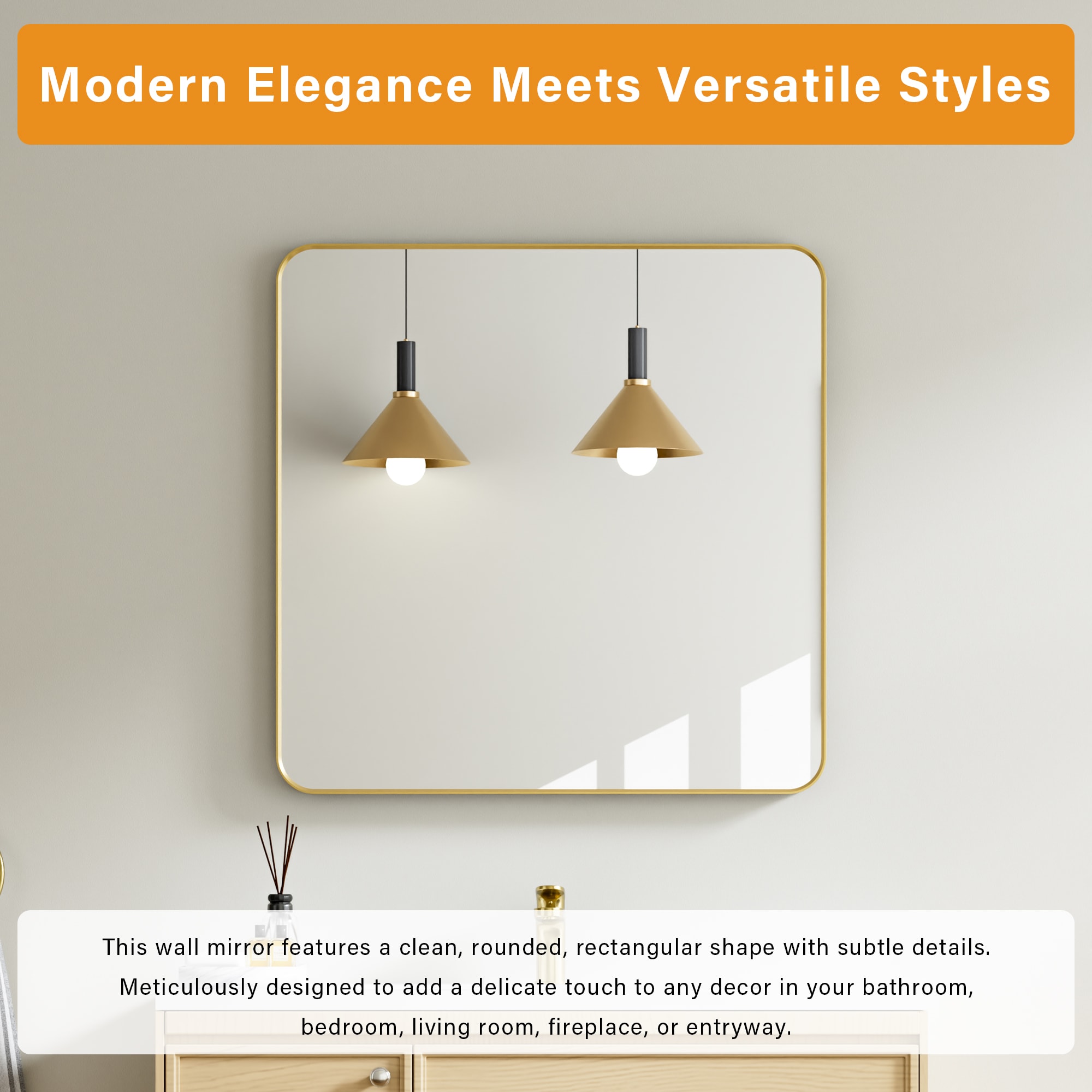 CALVON F1ABMR3636BG Decor-Mirrors - View #6