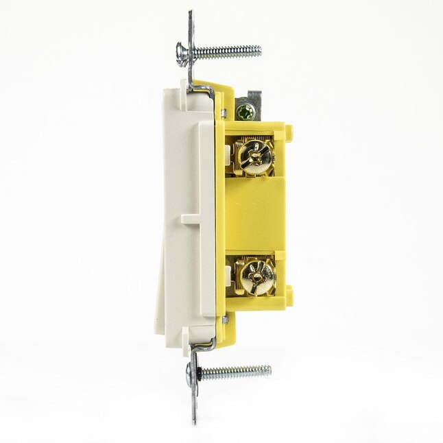 Hubbell X-Clamp 15-amp Single-Pole White Rocker Residential/Commercial Light Switch (5-Pack) Hubbell X-Clamp 15-amp Single-Pole White Rocker Residential/Commercial Light Switch (5-Pack)