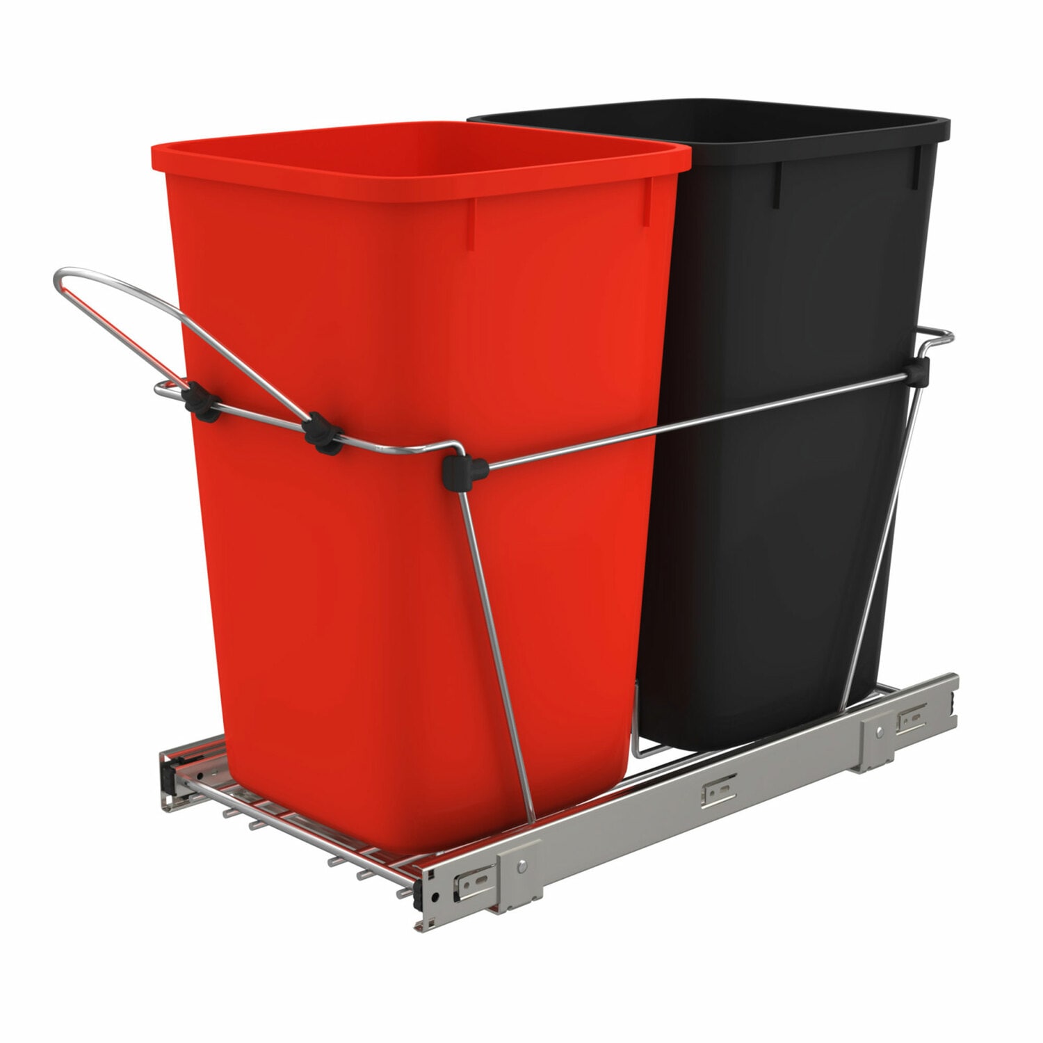Rev-A-Shelf 252036 11-in x 22-in x 19-in 27-Quarts 2 Pull-out trash can