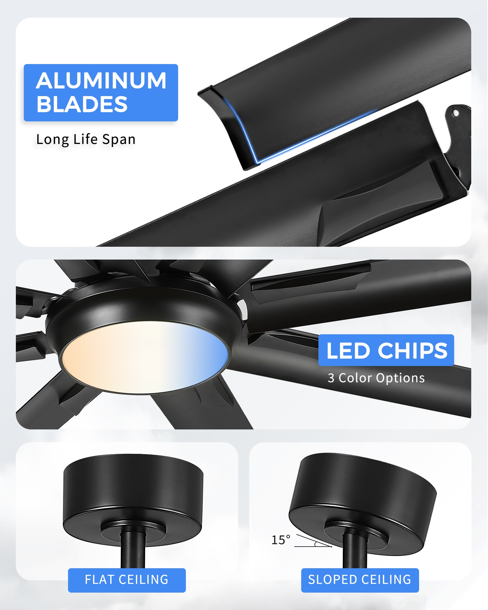 LTMATE LSLT-CF04BK-72 Ceiling-Fans - View #3