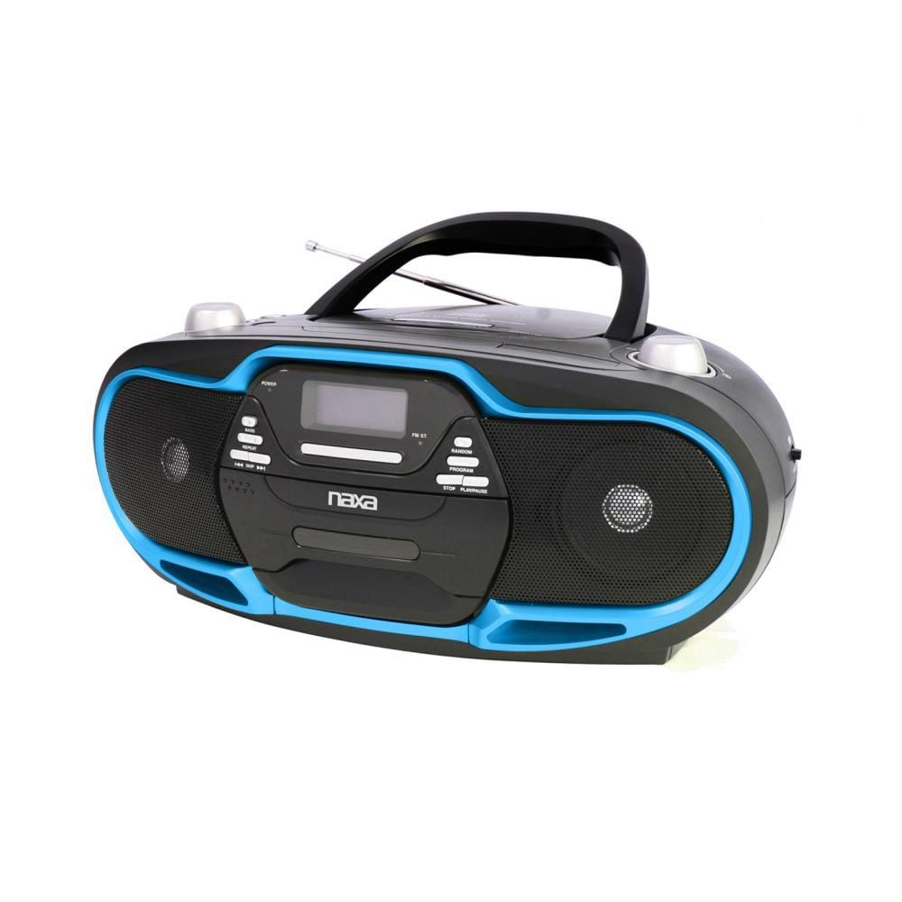 Portable CD Player with AM/FM Stereo Radio Cassette Player/Recorder – Naxa  Electronics