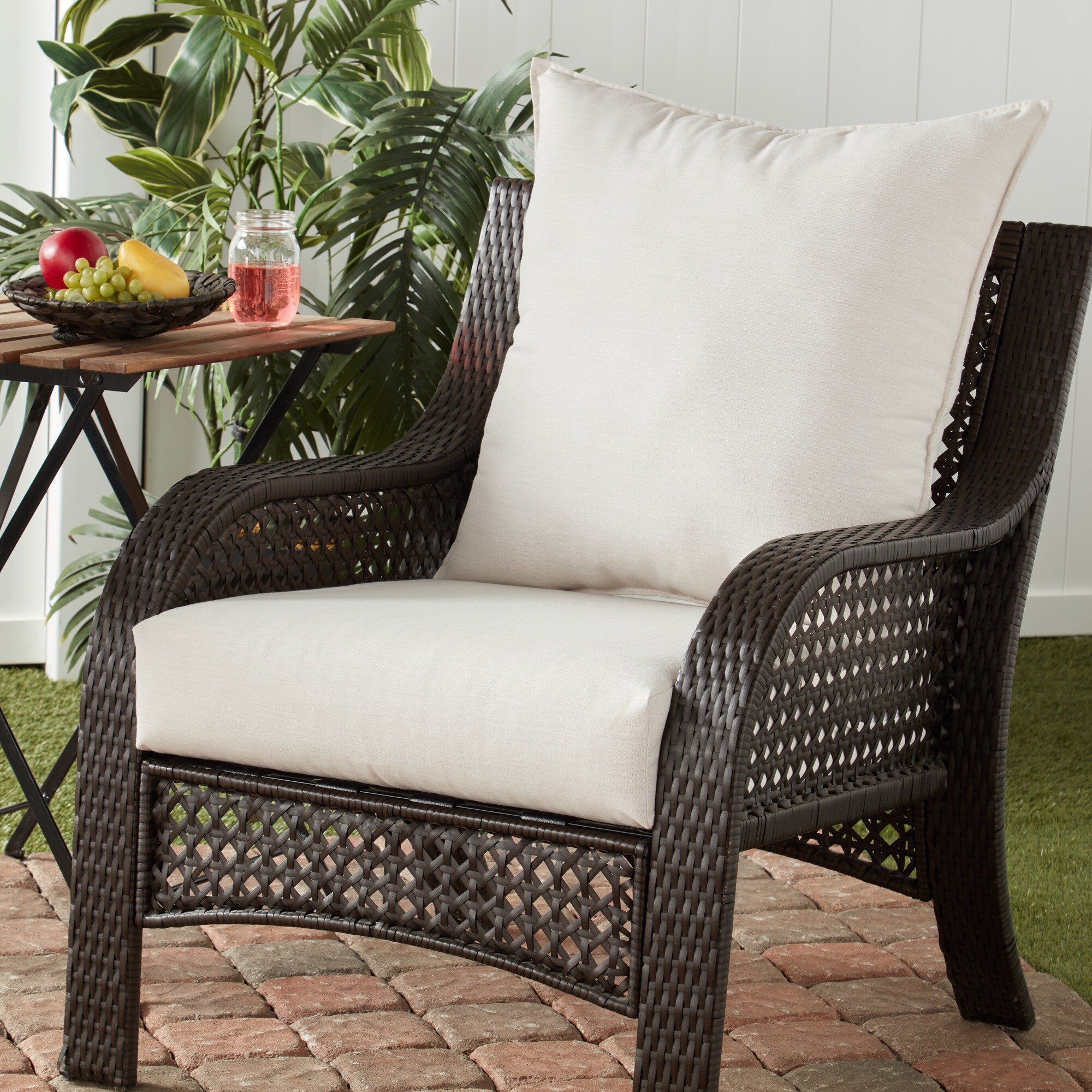 Greendale Home Fashions SC7840-PUMICE Patio-Furniture-Cushions - View #2