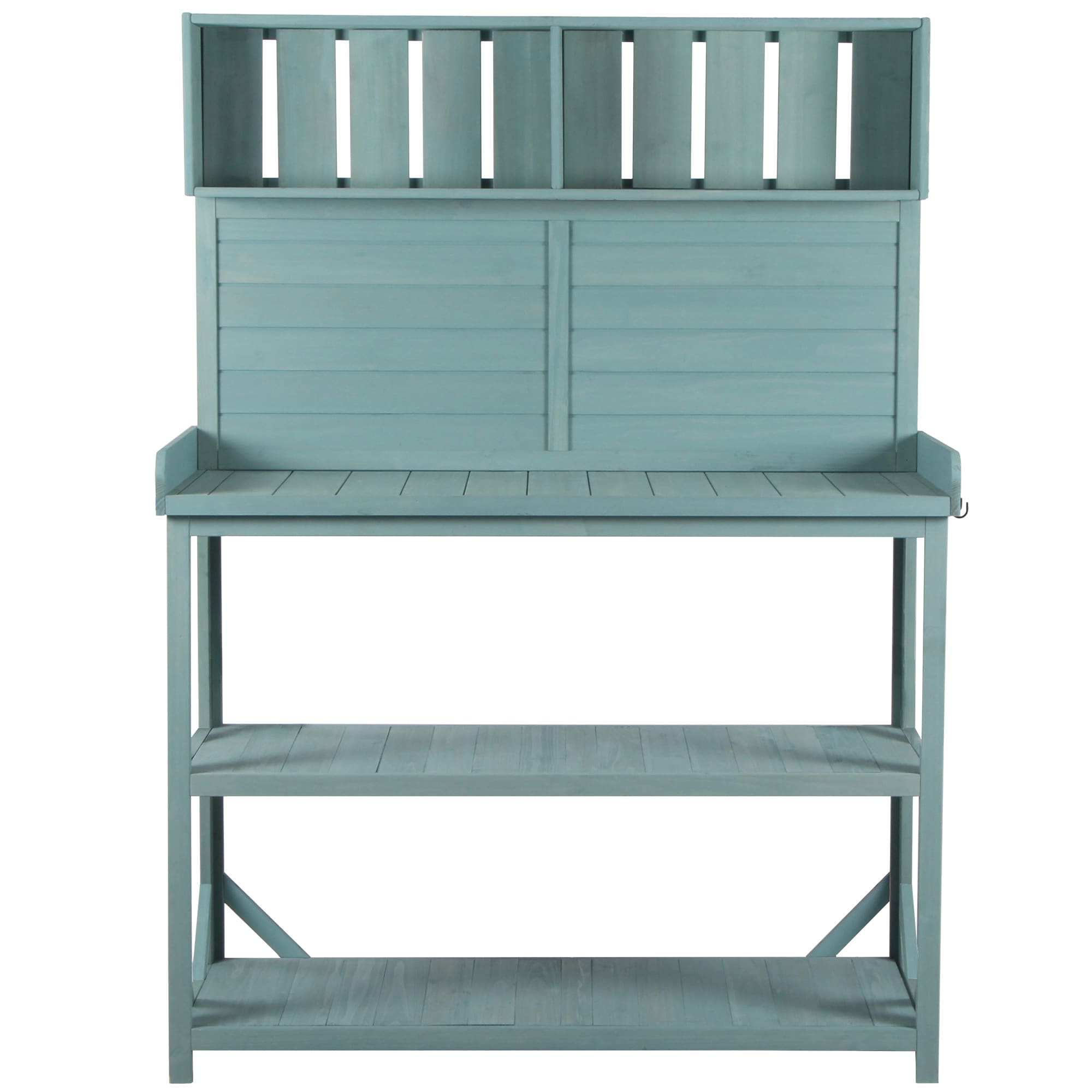 Bybafun YA0100377 46.9-in x 65-in x 19.3-in Green Potting Bench