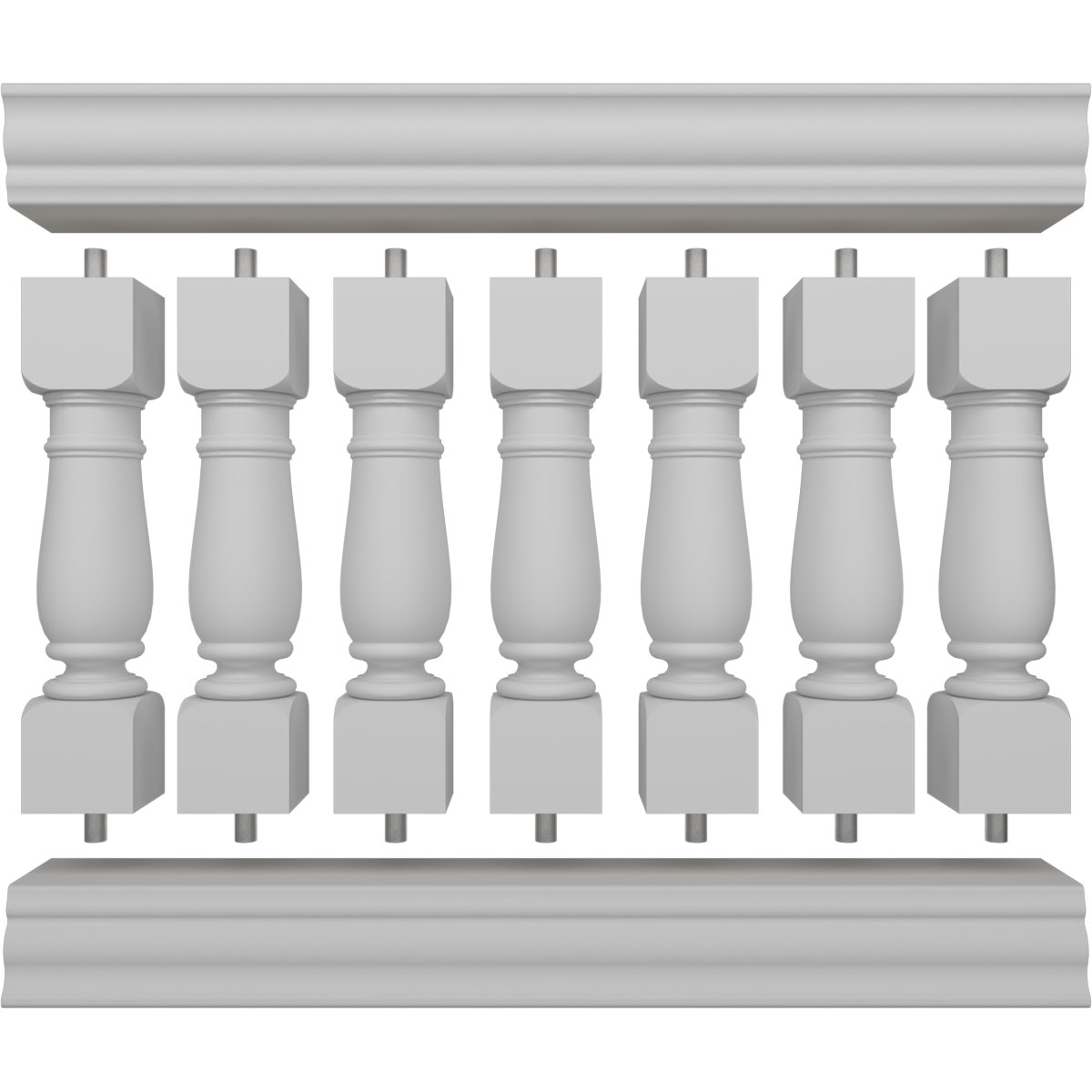 Ekena Millwork BALK38X048OXN railings - View #5