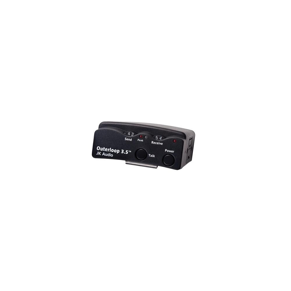  TCNCD329389 JK Audio JK-OUTERLOOP-35M 3.5 in. Outerloop Universal Intercom Beltpack for 4 Pin or 5 Pin Female XLR Headsets, 4.7 x 3.75 x 1.65 in.