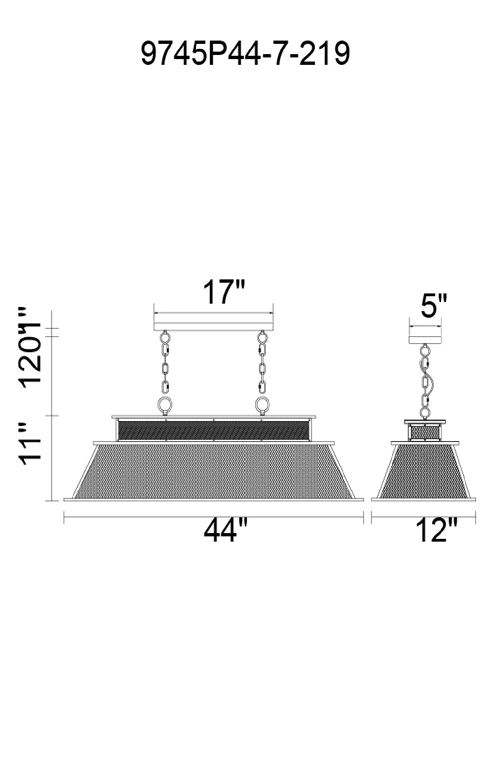 CWI Lighting 9745P44-7-219 b090015 - View #6