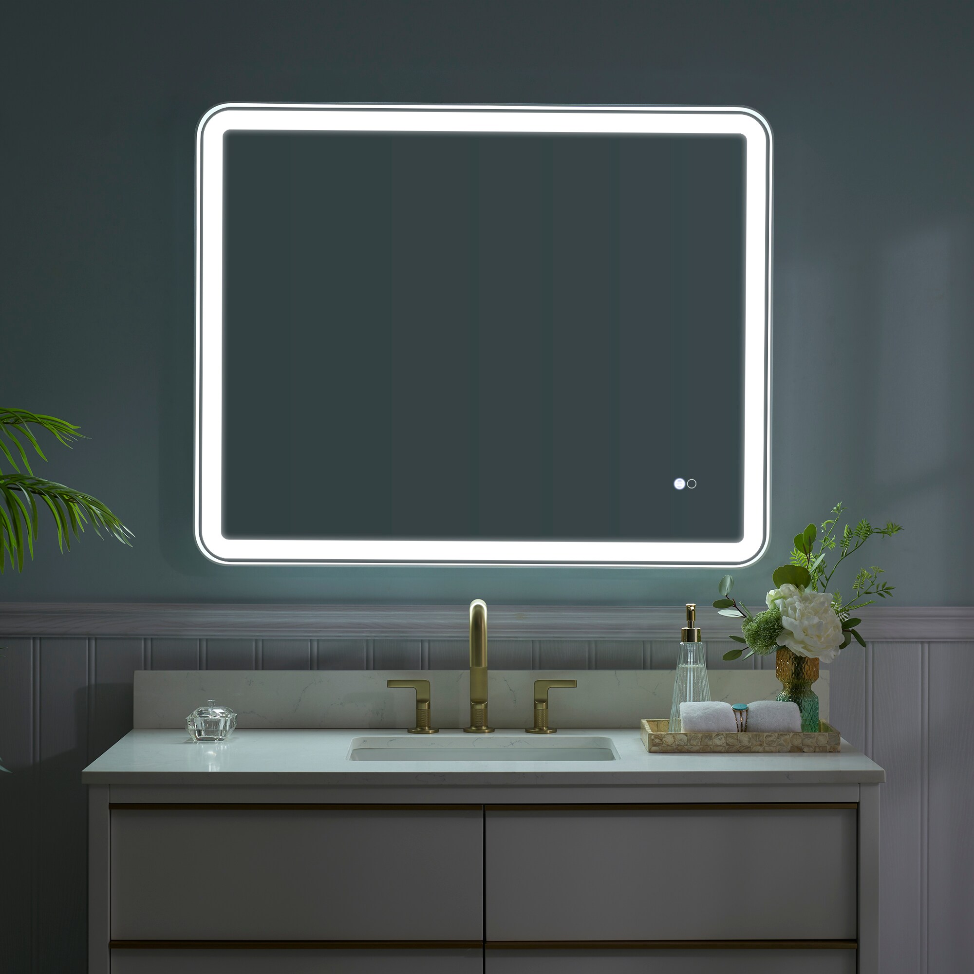 WELLFOR W9FM4032WT Framed-Bath-Mirrors - View #3