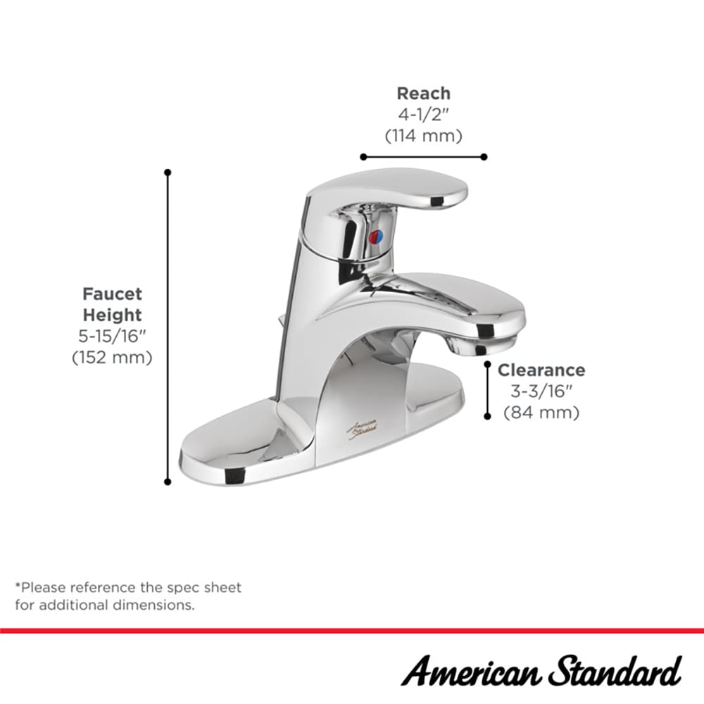 American Standard 7075005.243 Lavatory-Faucets - View #5
