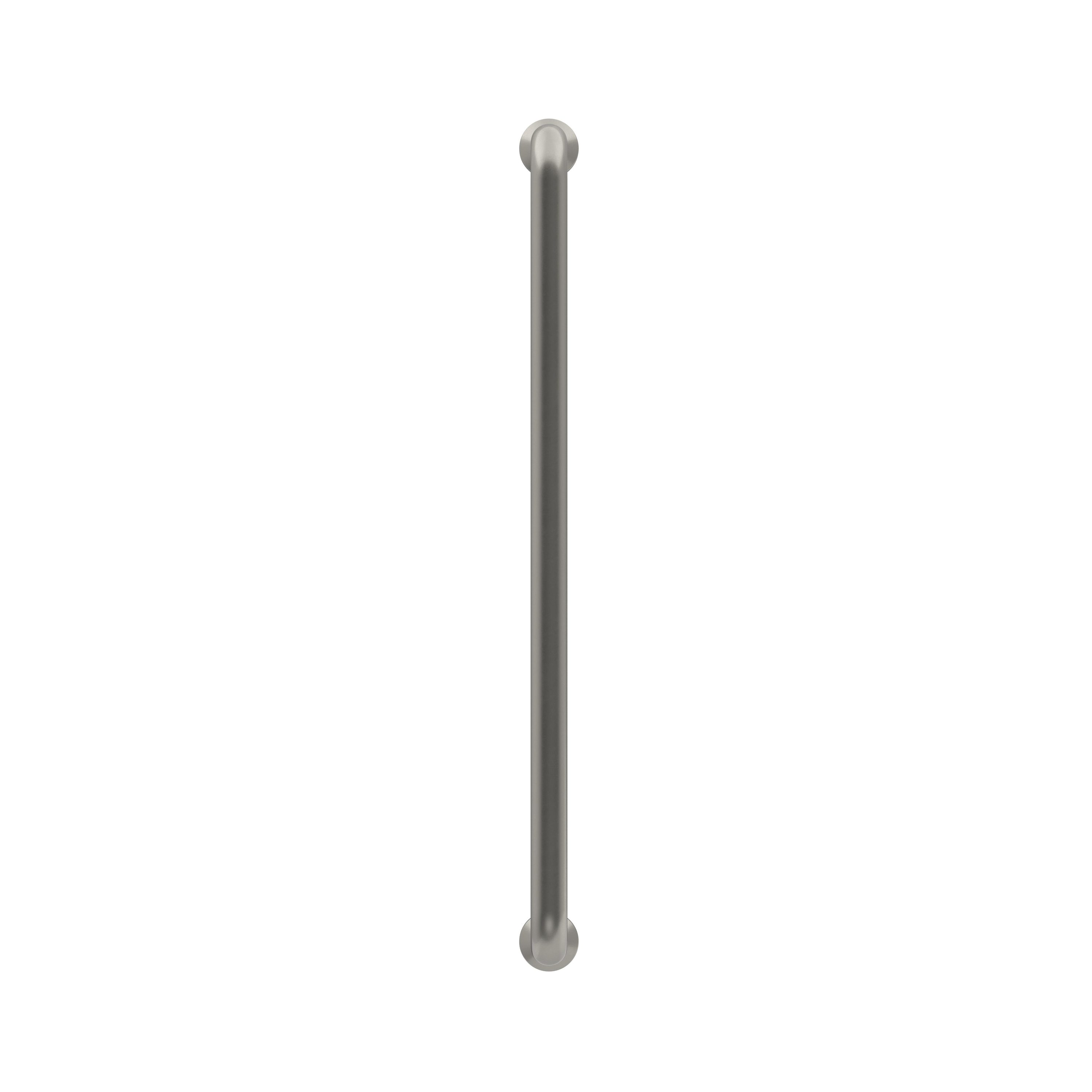 Brushed Nickel 8-Inch Cabinet Drawer Pull with Mounting Hardware