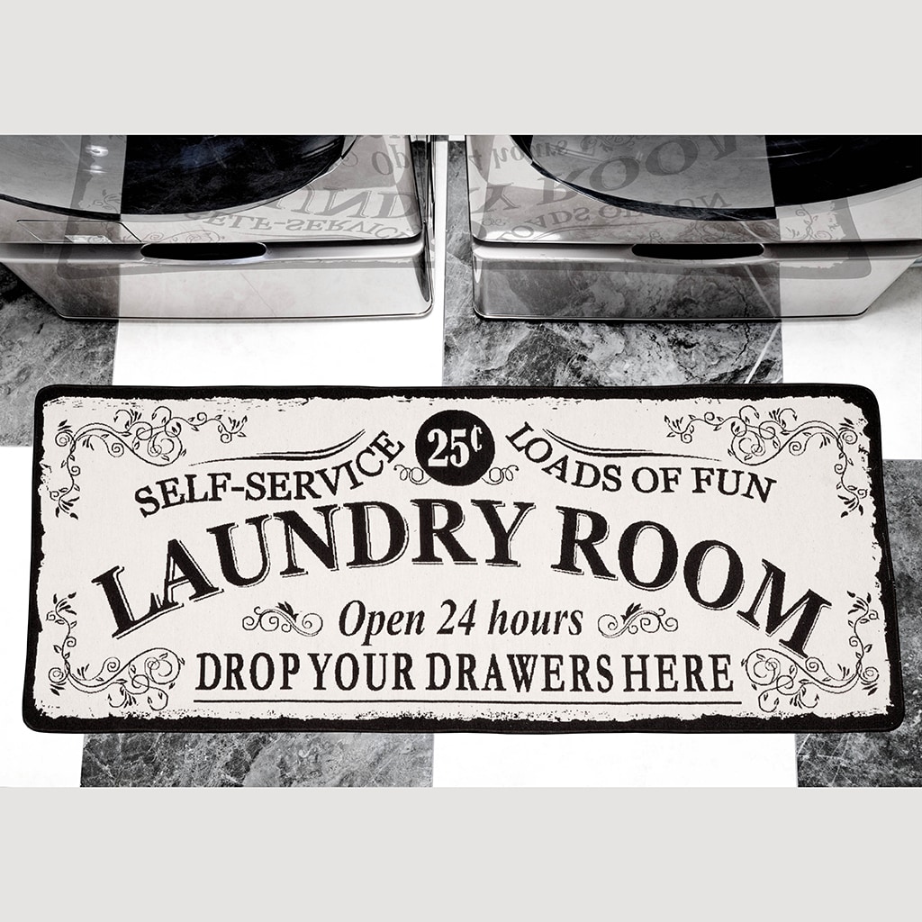 Soft Woven KLM-24X56-DRAW 24-Inches x 56-Inches Gray/Silver Cotton Bath runner