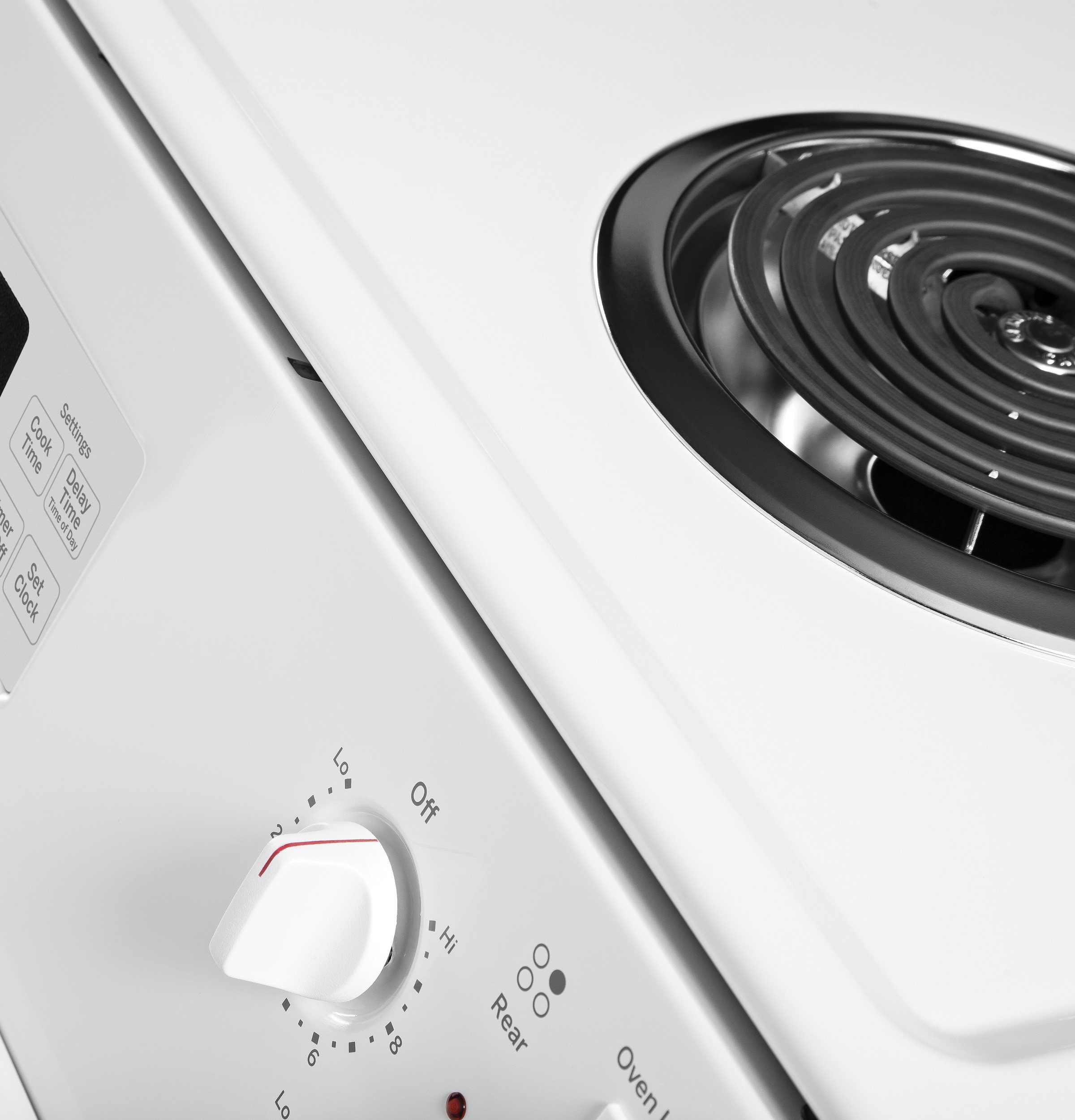 GE® 30 White Drop-In Electric Range, East Coast Appliance