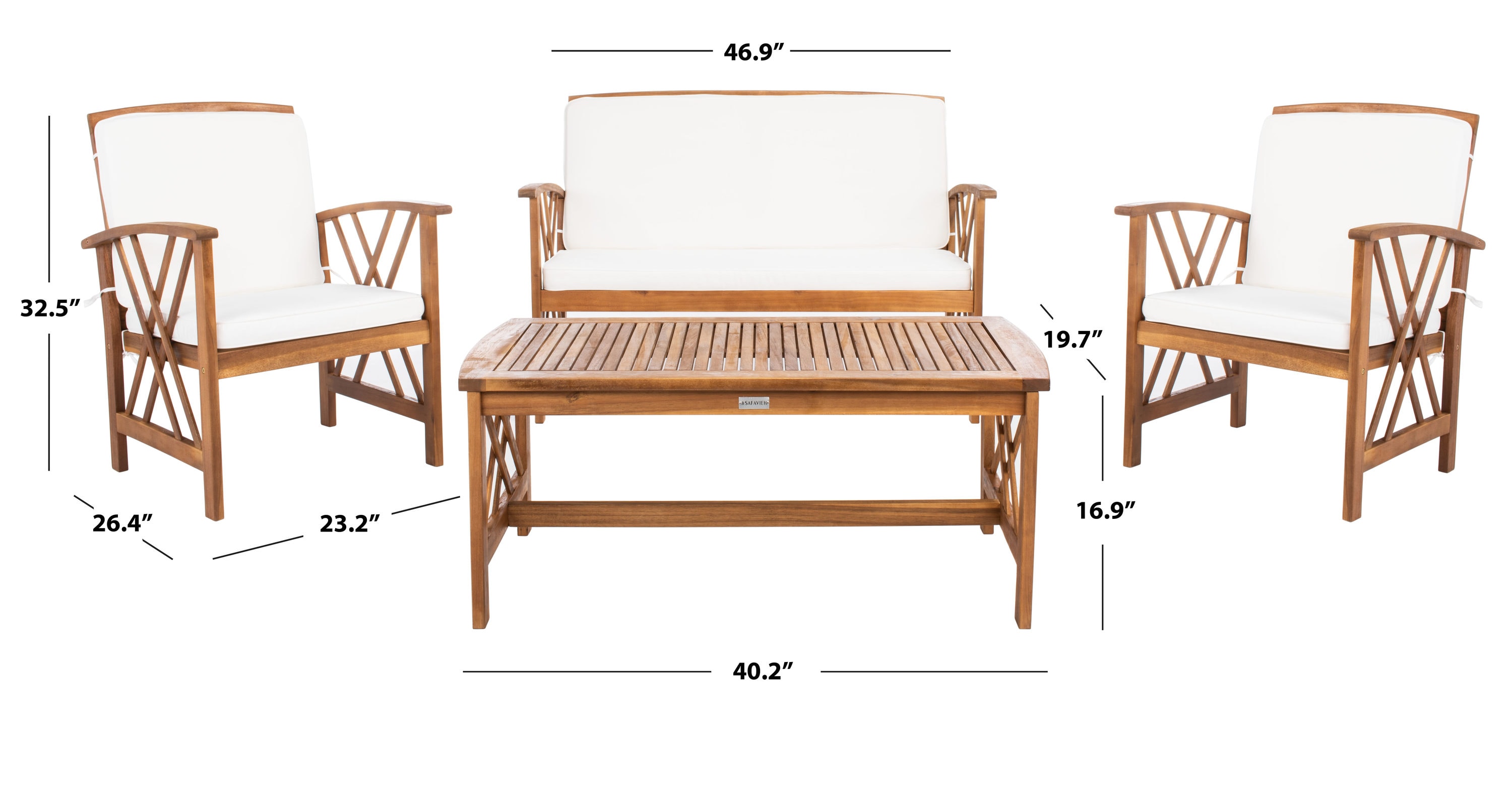 safavieh fontana patio set