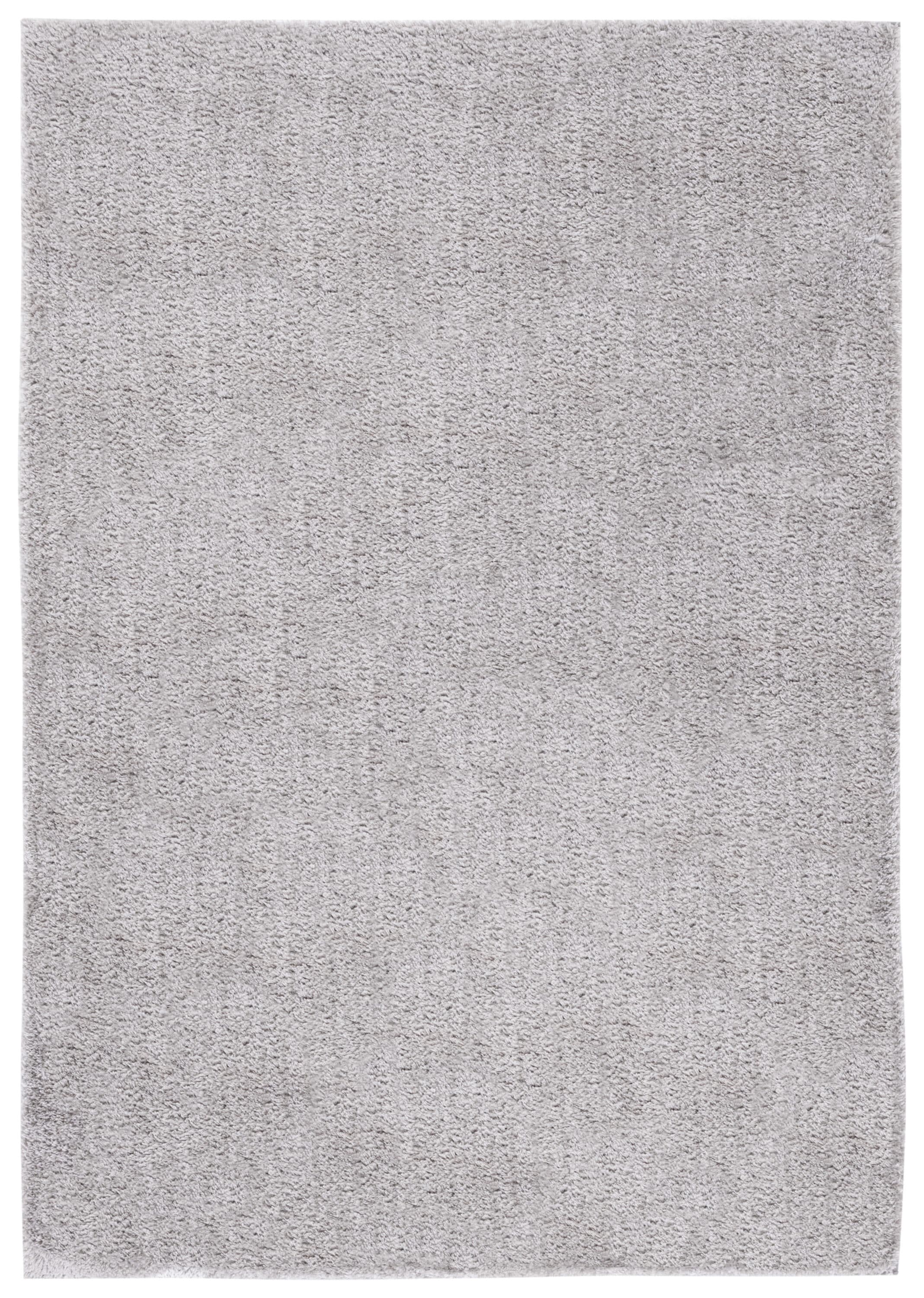 Safavieh THO670H-5 5 x 7 (ft) Loomed Polypropylene Gray Rectangular Indoor Solid Mid-Century Modern Area rug