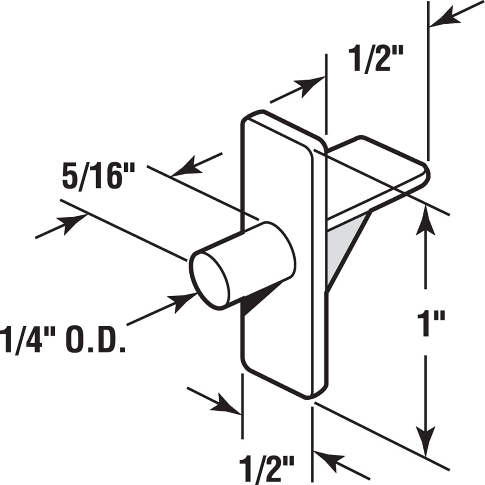 Prime-Line U 10138 Shelving-Hardware - View #2