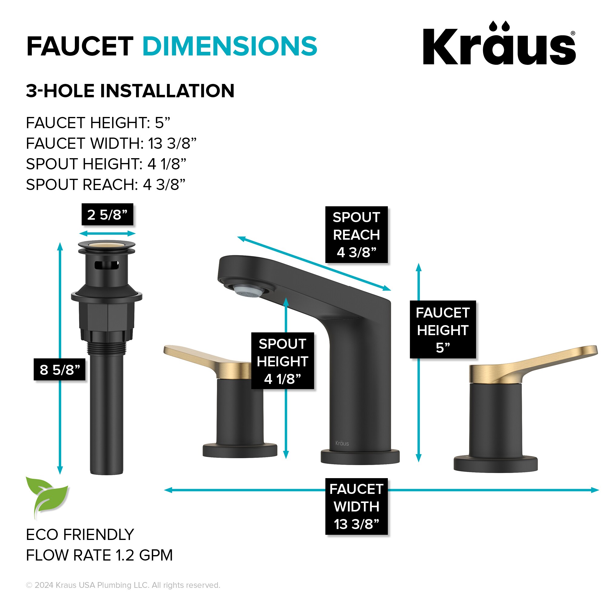 Kraus FUS-14103SFBBMB Lavatory-Faucets - View #6
