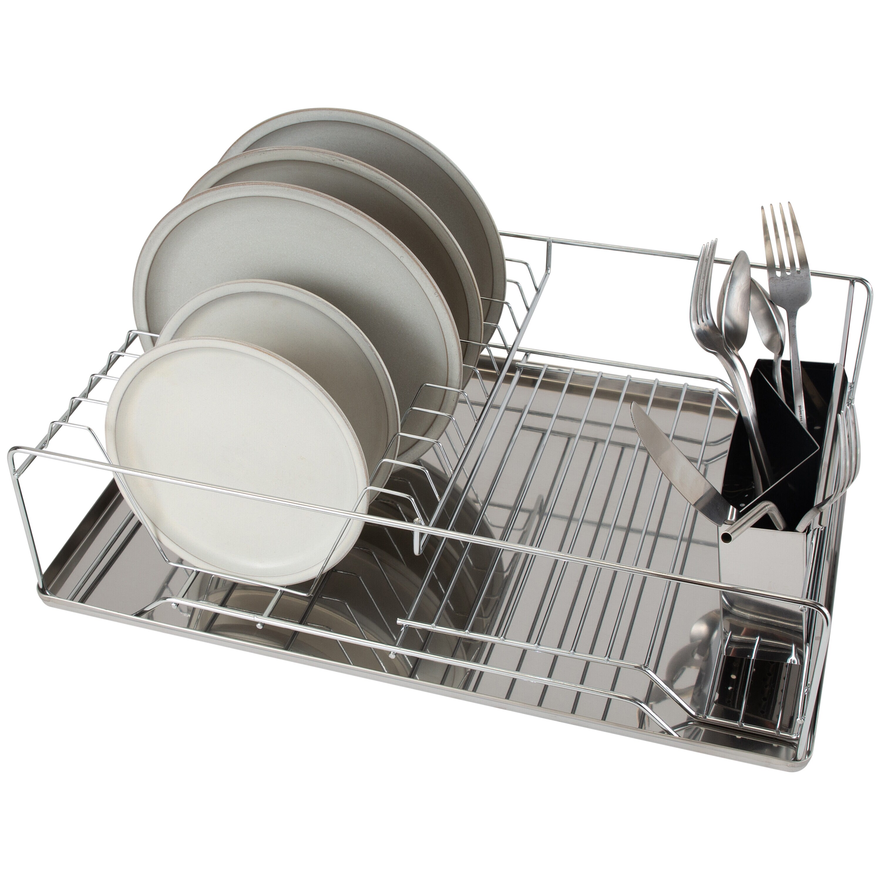 Kitchen Details 4684 12.75-Inches W x 19-Inches L x 5-Inches H Metal Dish rack