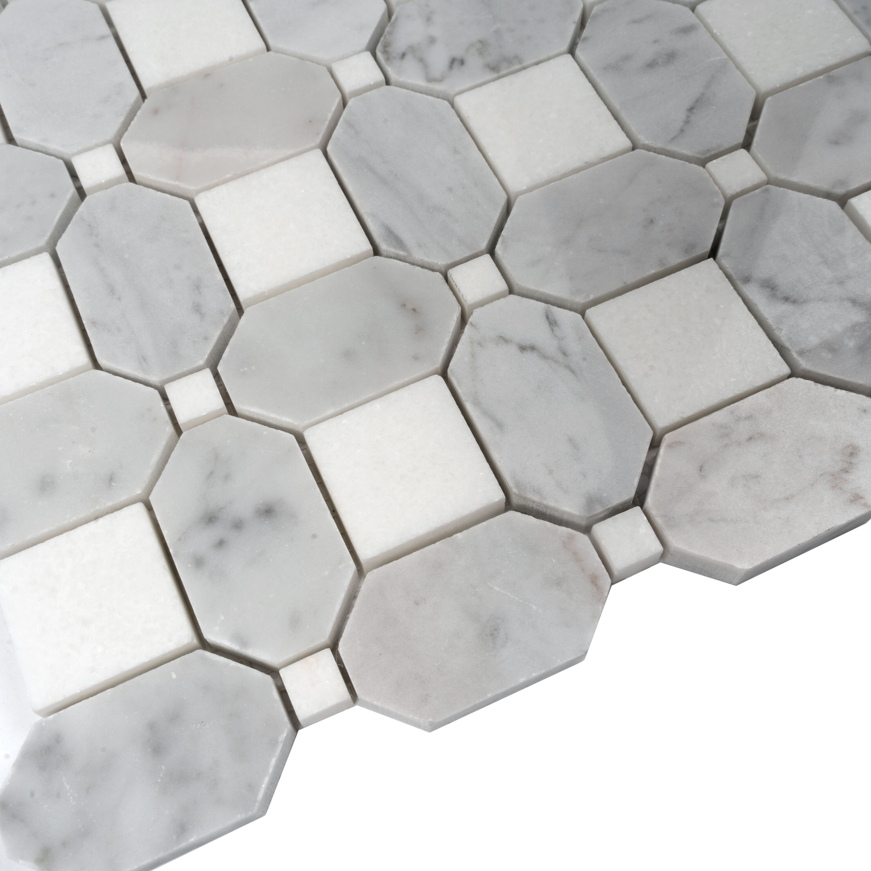 Apollo Tile White 12-in x 12-in Polished Natural Stone Marble Uniform Squares Floor and Wall Tile (5.168-sq. ft/ Carton)
