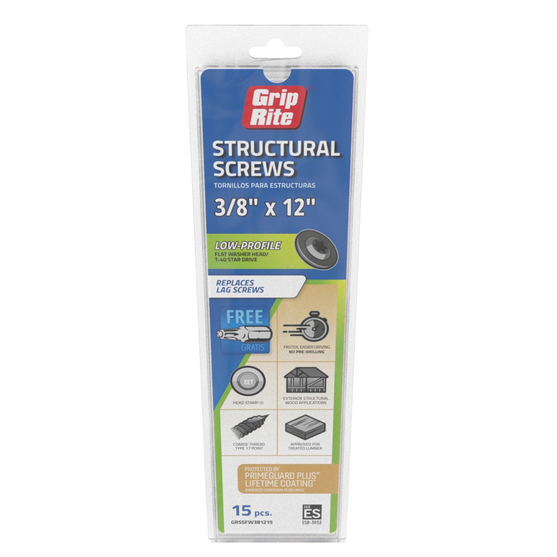 Grip-Rite GRSSFW381215 Deck-Screws - View #5