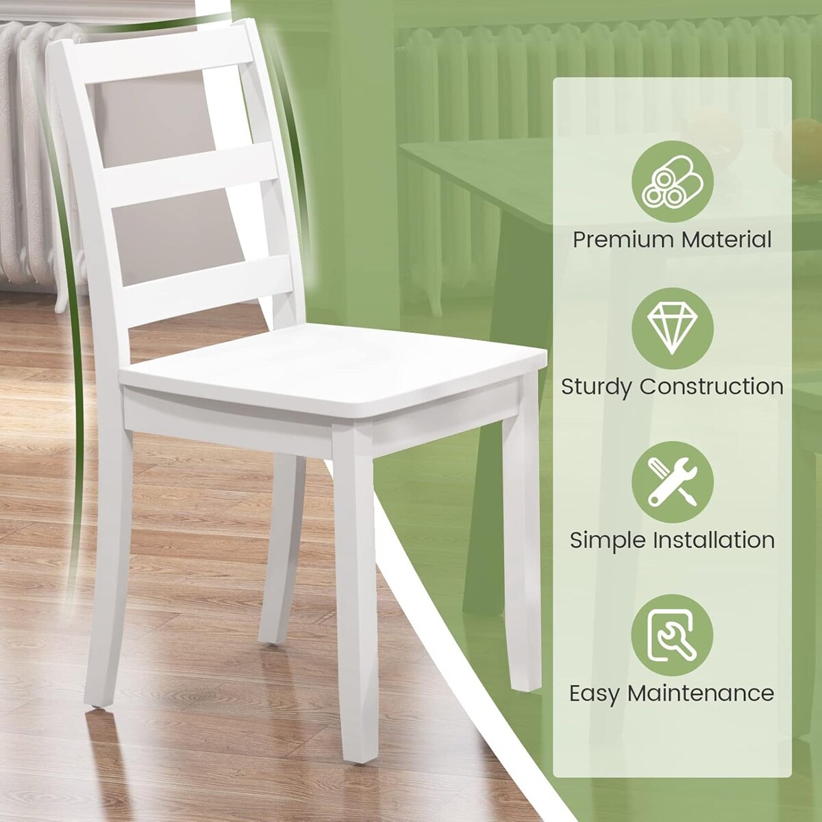 Costway TGCA0646 Dining-Chairs - View #6