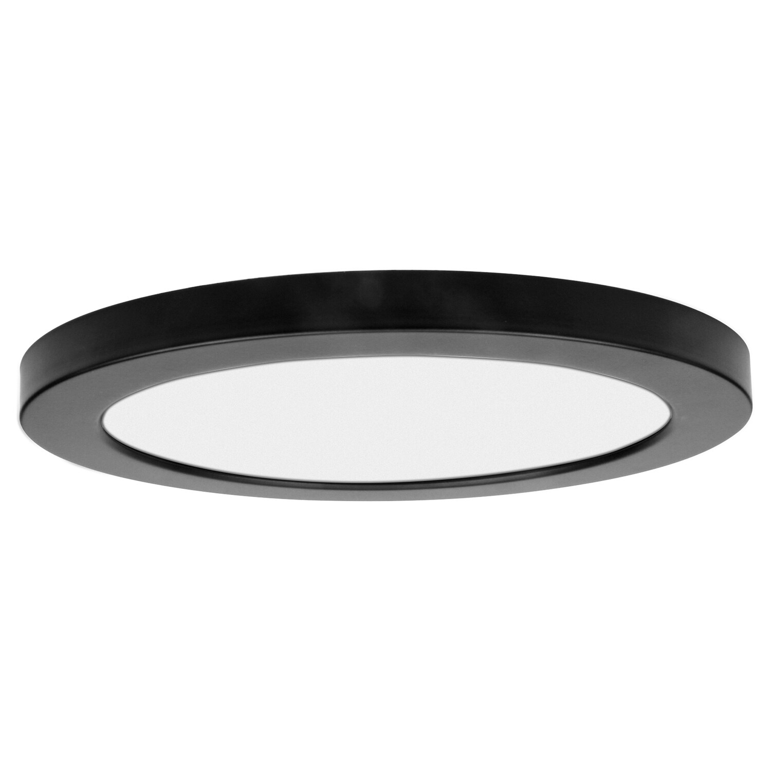 Access Lighting 20832LEDDCS-BL/ACR ModPLUS 1-Light Black LED Flush Mount Light