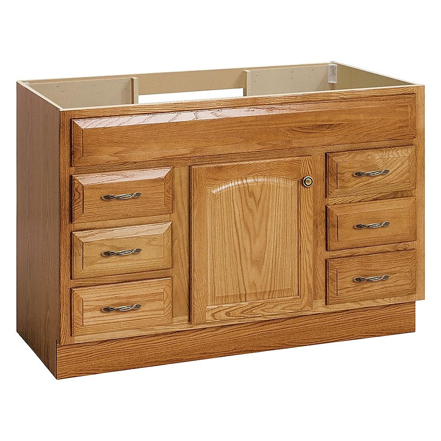 Project Source 48-in Golden Bathroom Vanity Cabinet Project Source 48-in Golden Bathroom Vanity Cabinet