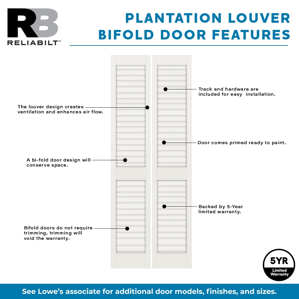 RELIABILT 730-36 Bifold-Sliding-Closet-Doors - View #5