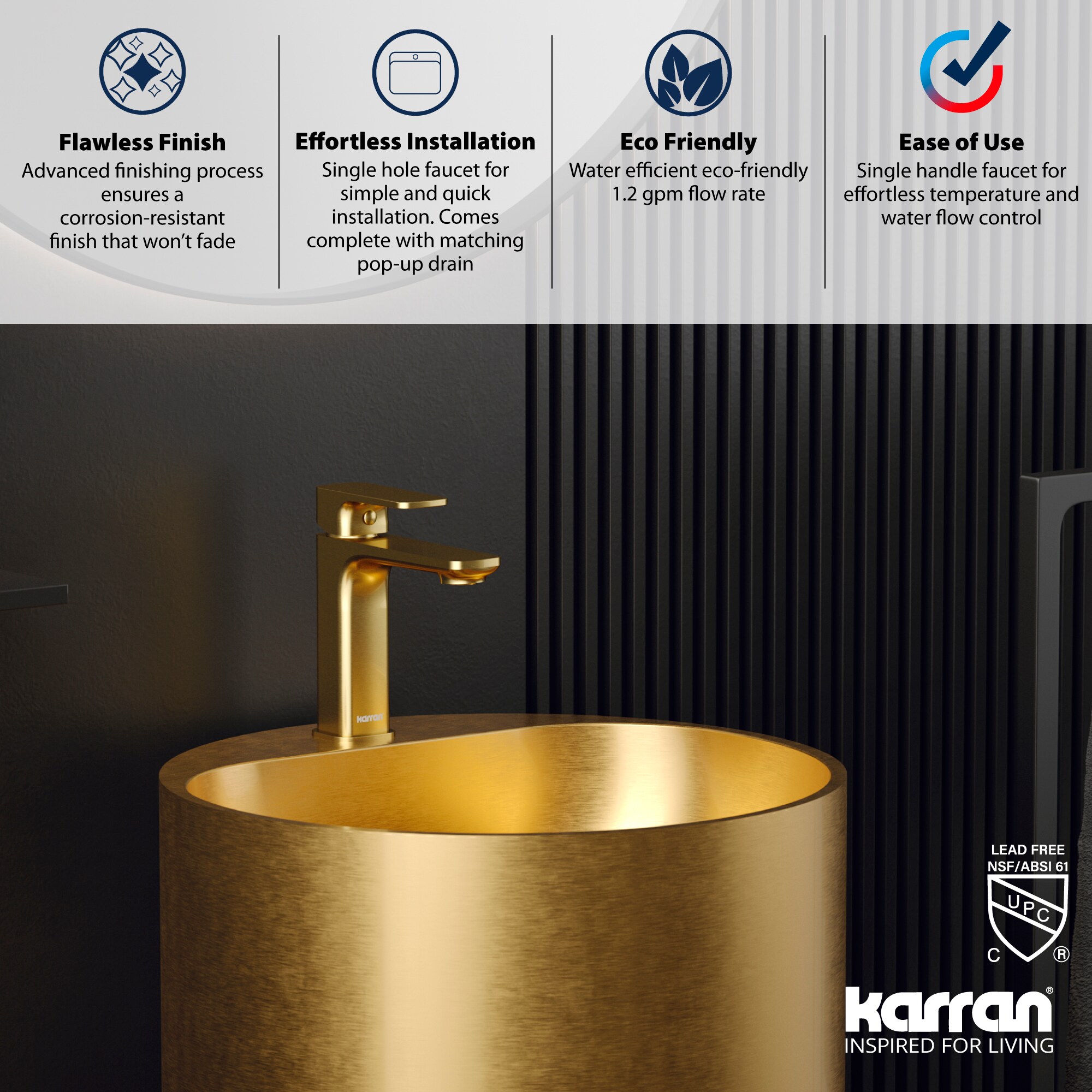 Karran KBF510BG Lavatory-Faucets - View #6