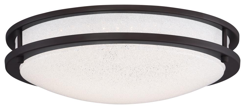 Access Lighting 20472LEDD-BRZ/SACR Sparc 1-Light Bronze LED Flush Mount Light